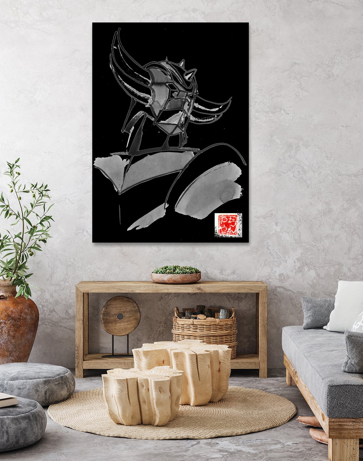 goldorak 02 by philippe imbert on GIANT ART - black character design