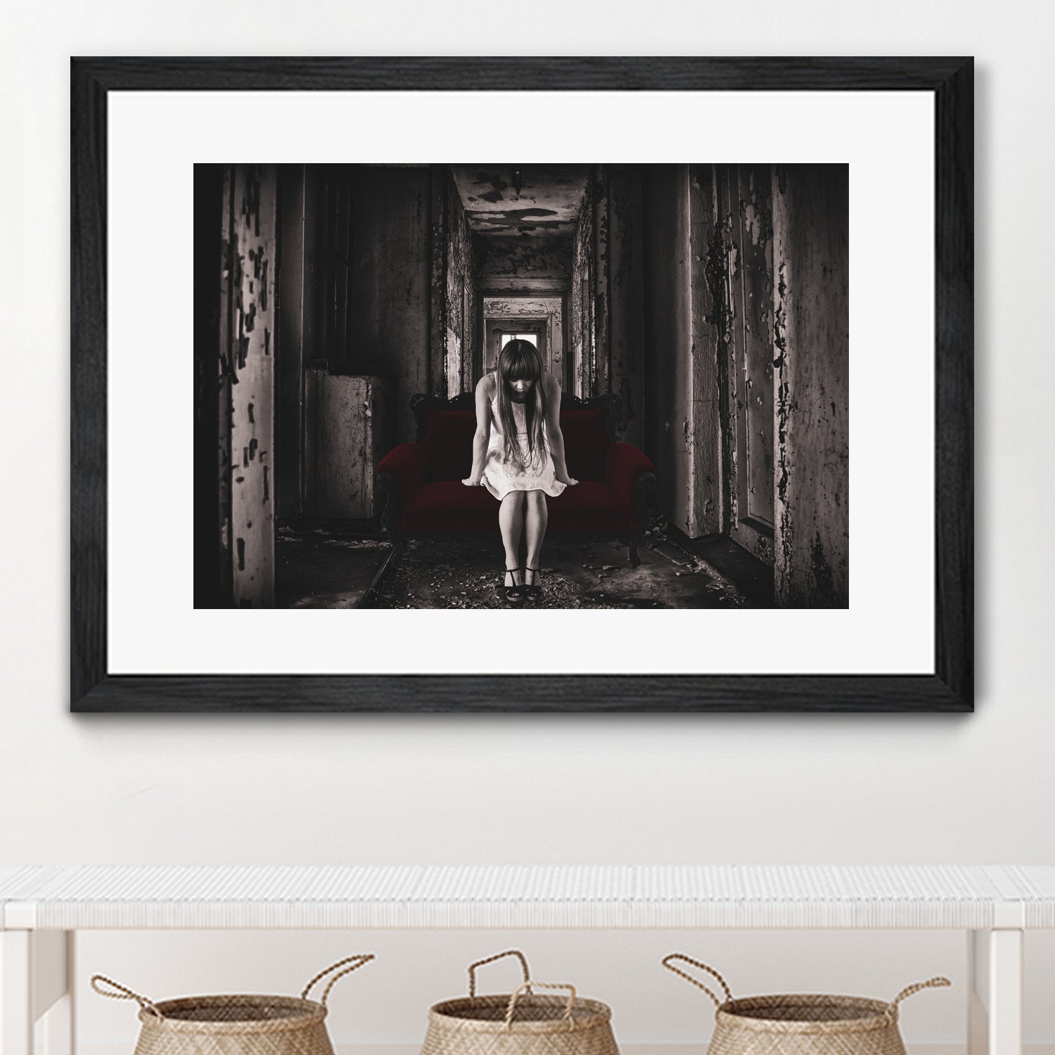 You Can't Go Back Home by Randy Turnbow on GIANT ART - red photo manipulation