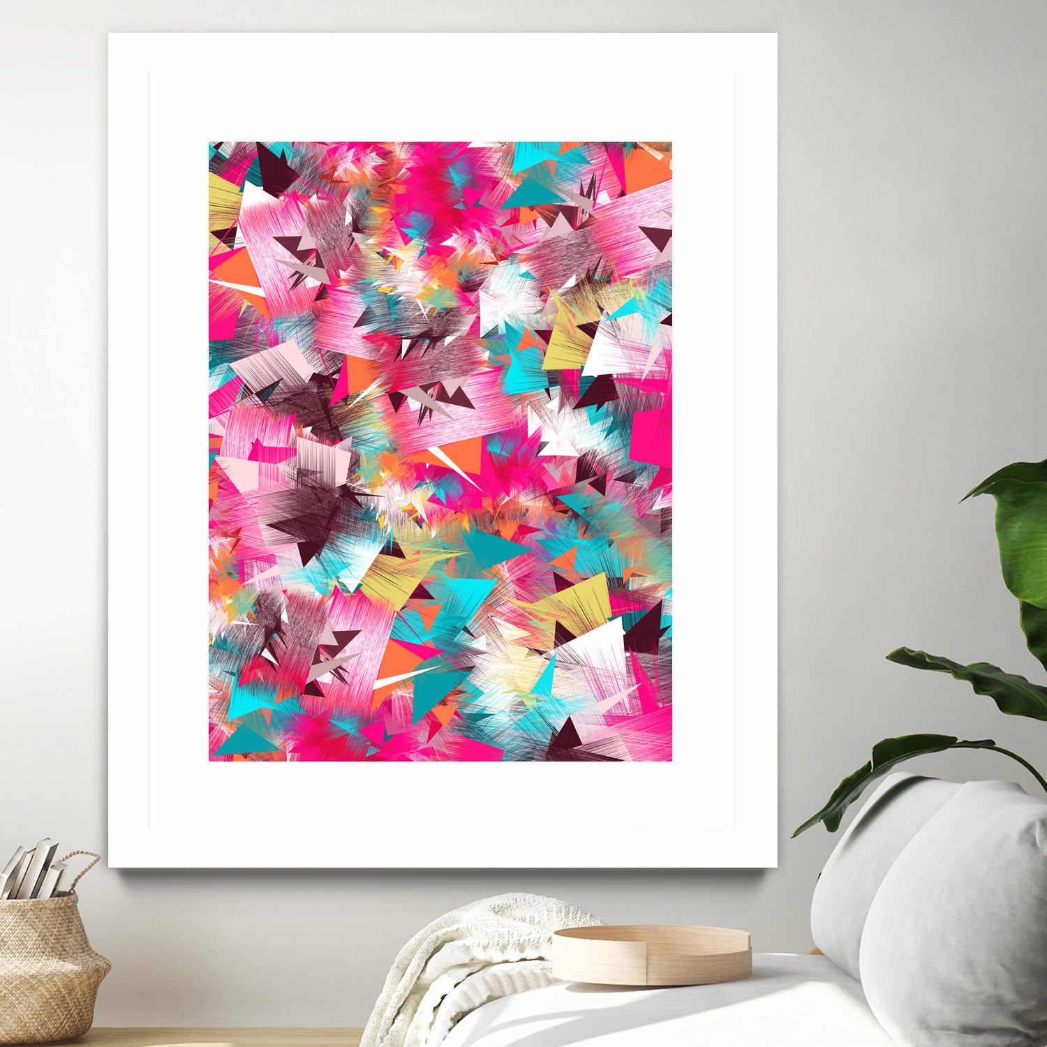 Colorful Place by Danny Jardim on GIANT ART - pink digital painting