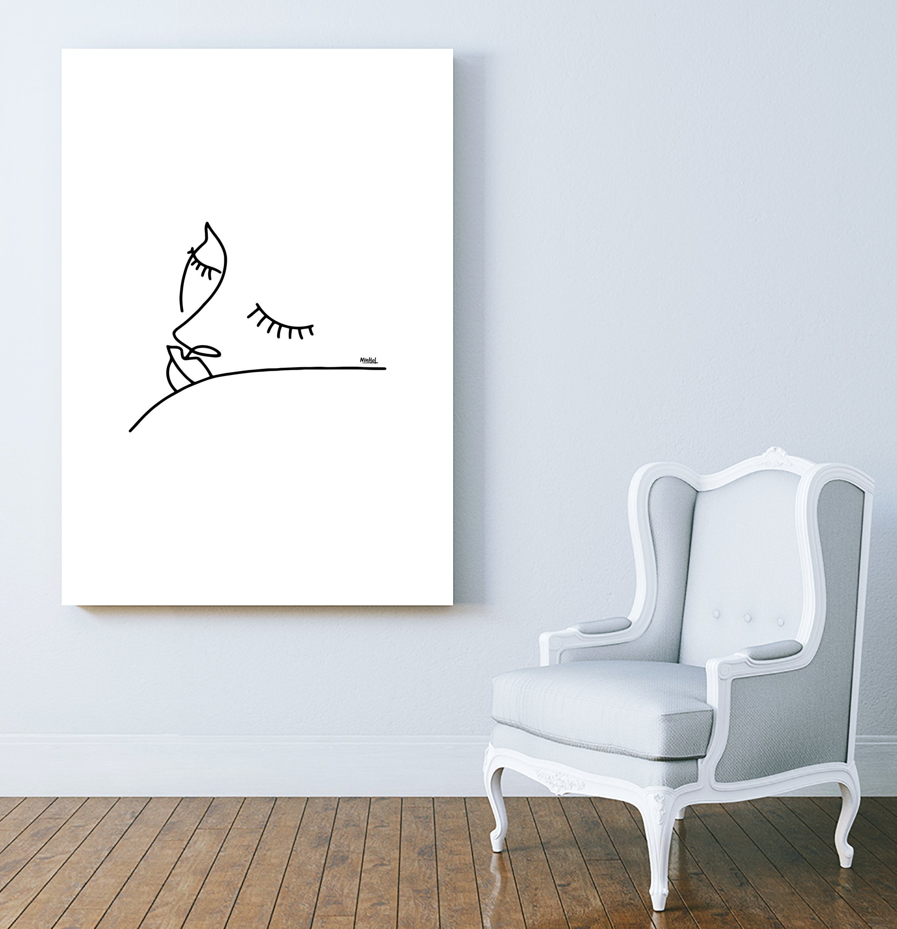 Friend shoulder by Jamerson Lima on GIANT ART - white digital painting