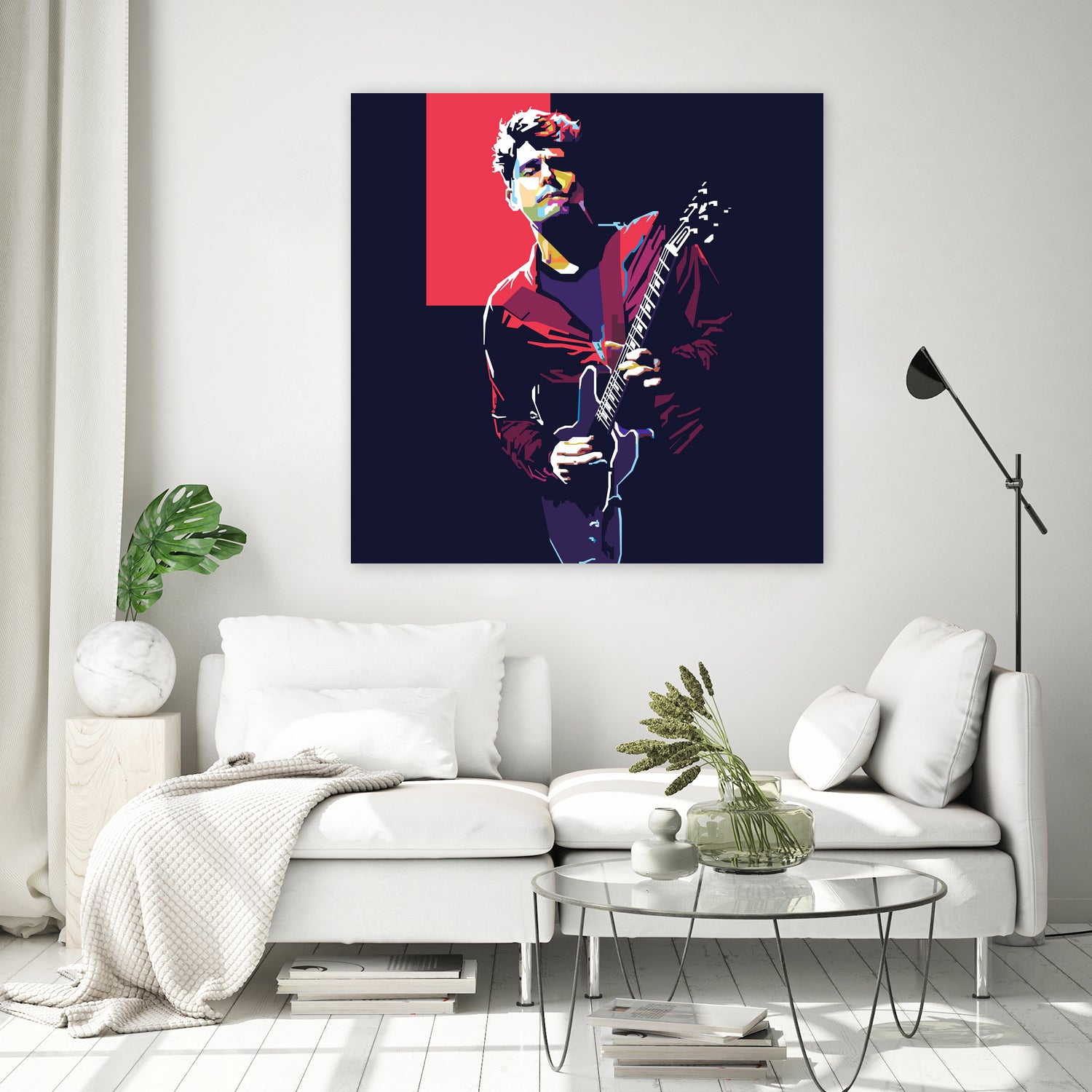 john mayer by fajar gunawan on GIANT ART - red photo illustration