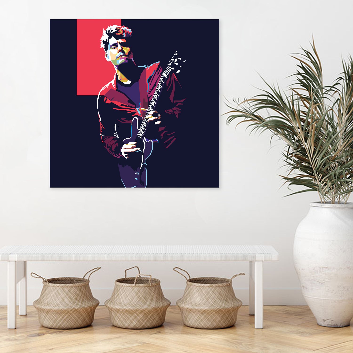 john mayer by fajar gunawan on GIANT ART - red photo illustration