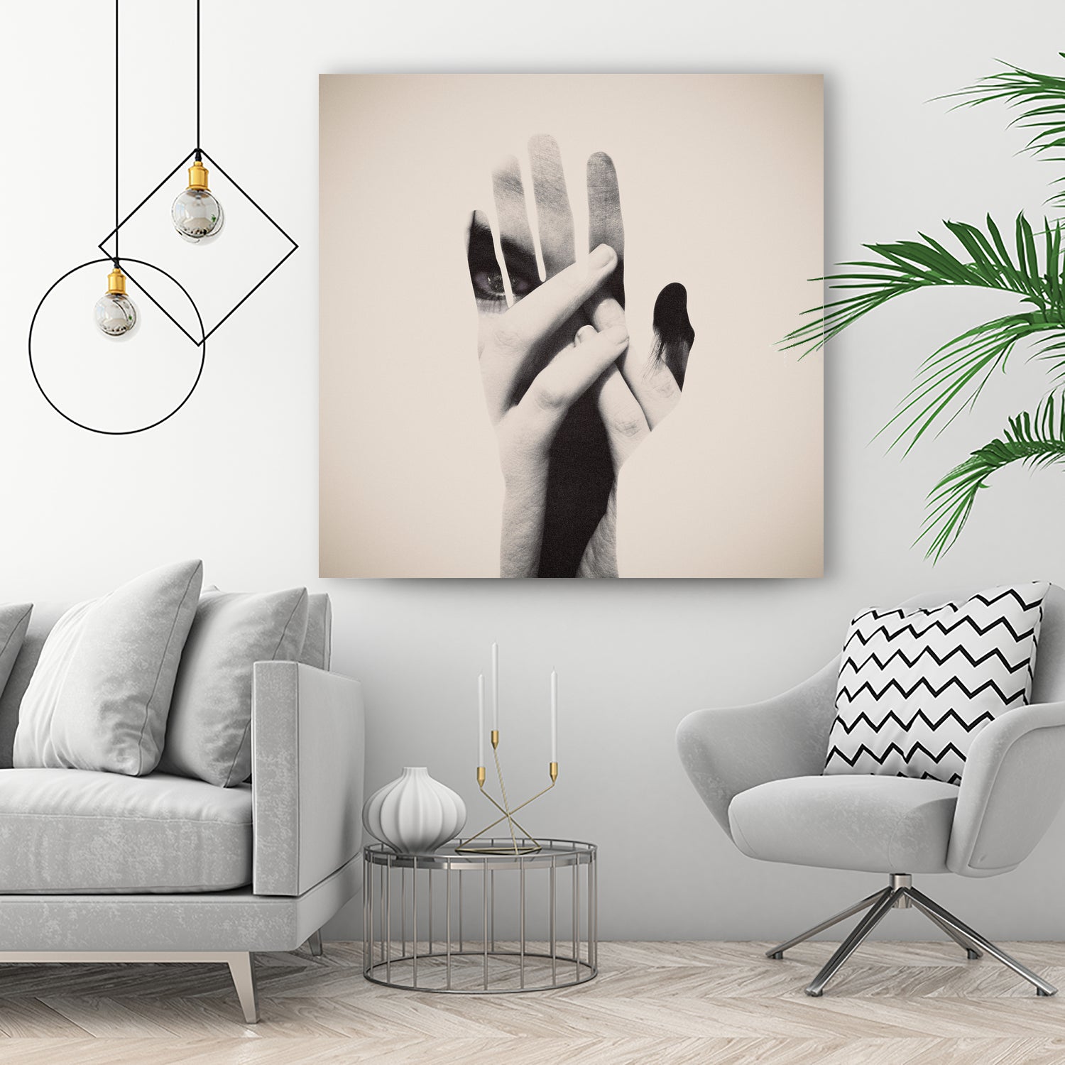 Hideaway Hands by Dan Mountford on GIANT ART - photo illustration