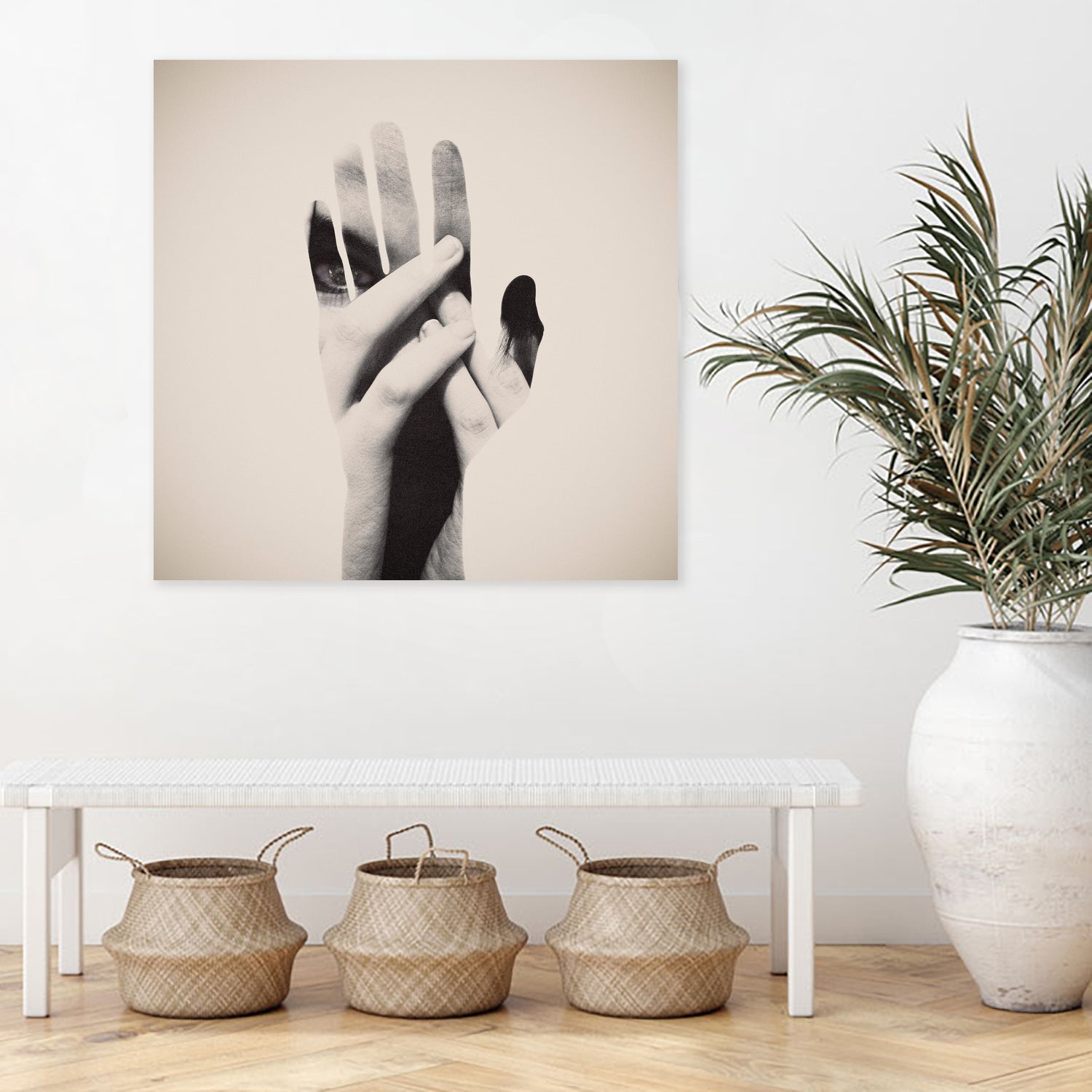 Hideaway Hands by Dan Mountford on GIANT ART - photo illustration