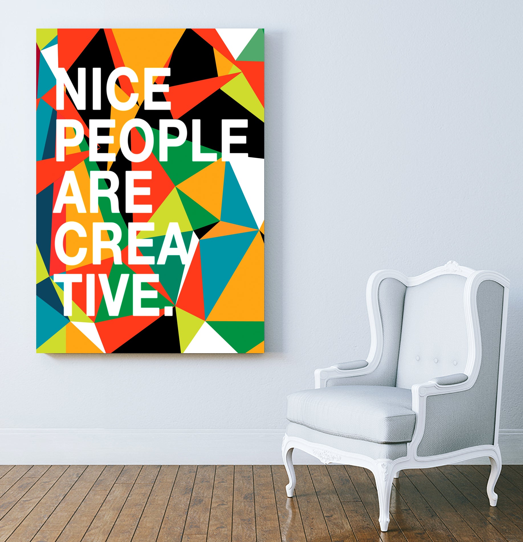 Nice People Are Creative by Danny Jardim on GIANT ART - typography