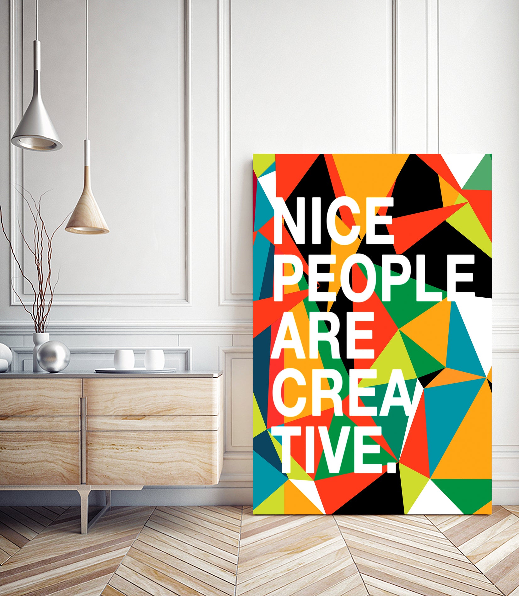 Nice People Are Creative by Danny Jardim on GIANT ART - typography