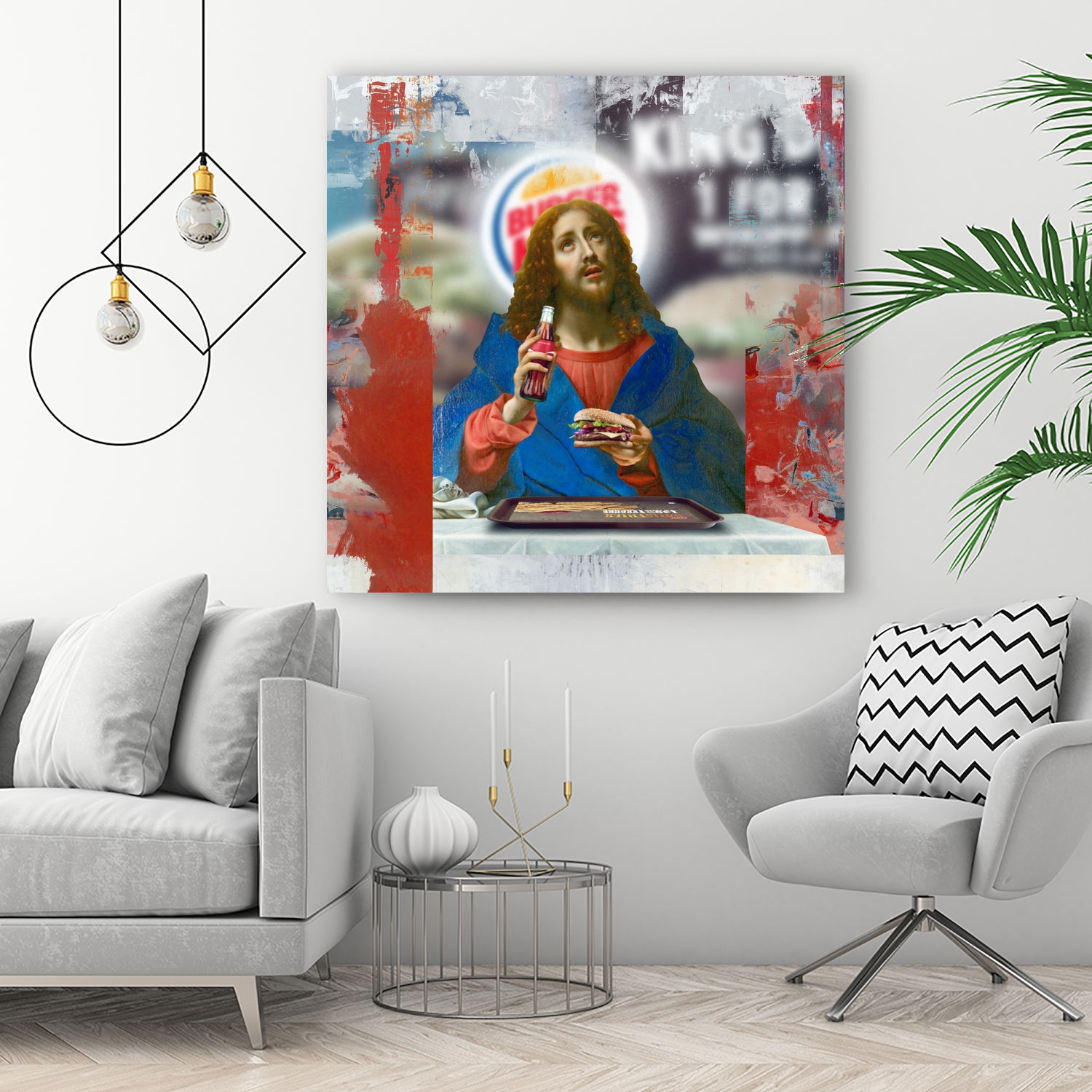 This means my body and this means my blood by José Luis Guerrero on GIANT ART - red photo manipulation