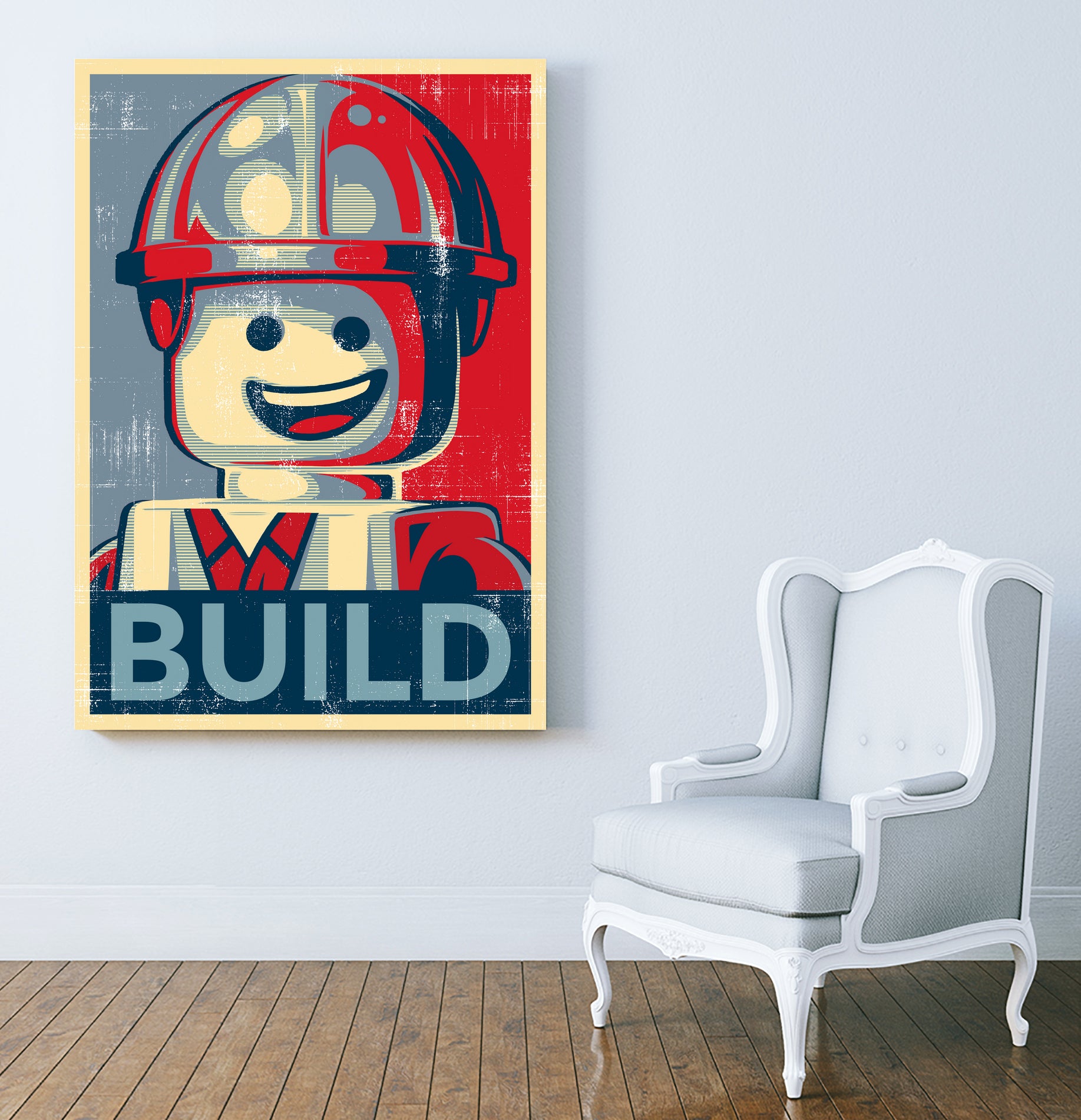 BUILD by Jamie Stone on GIANT ART - blue digital drawing