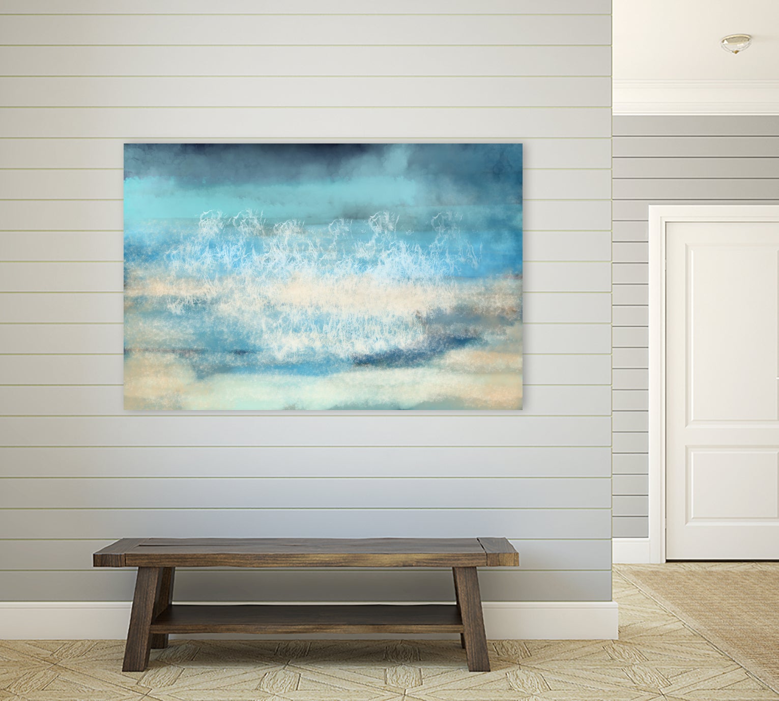 Nordic Sea Bliss by Jacob von Sternberg on GIANT ART - blue digital painting