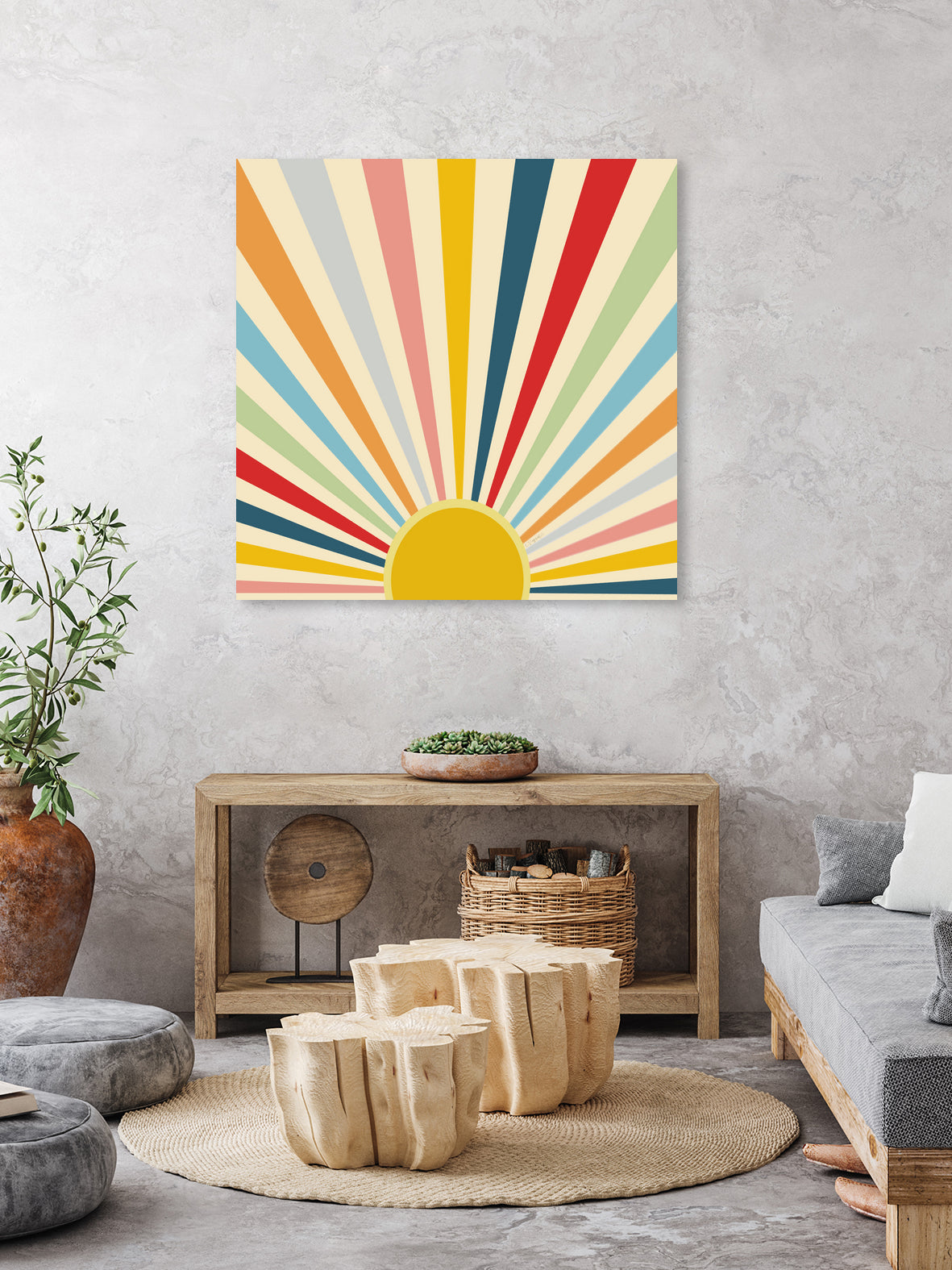 Sun Shines Inside you by Chrysafia Vogiatzi on GIANT ART - yellow digital painting