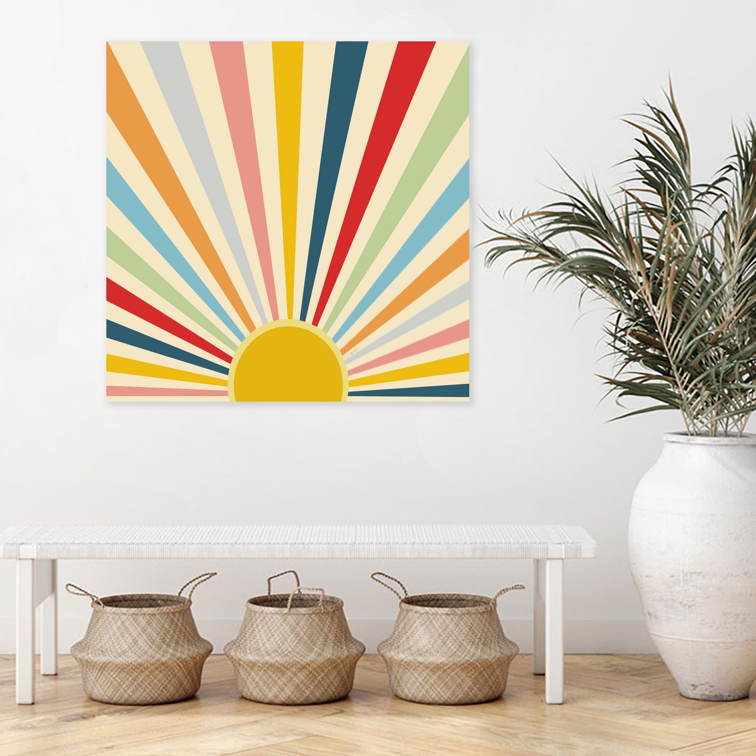 Sun Shines Inside you by Chrysafia Vogiatzi on GIANT ART - yellow digital painting