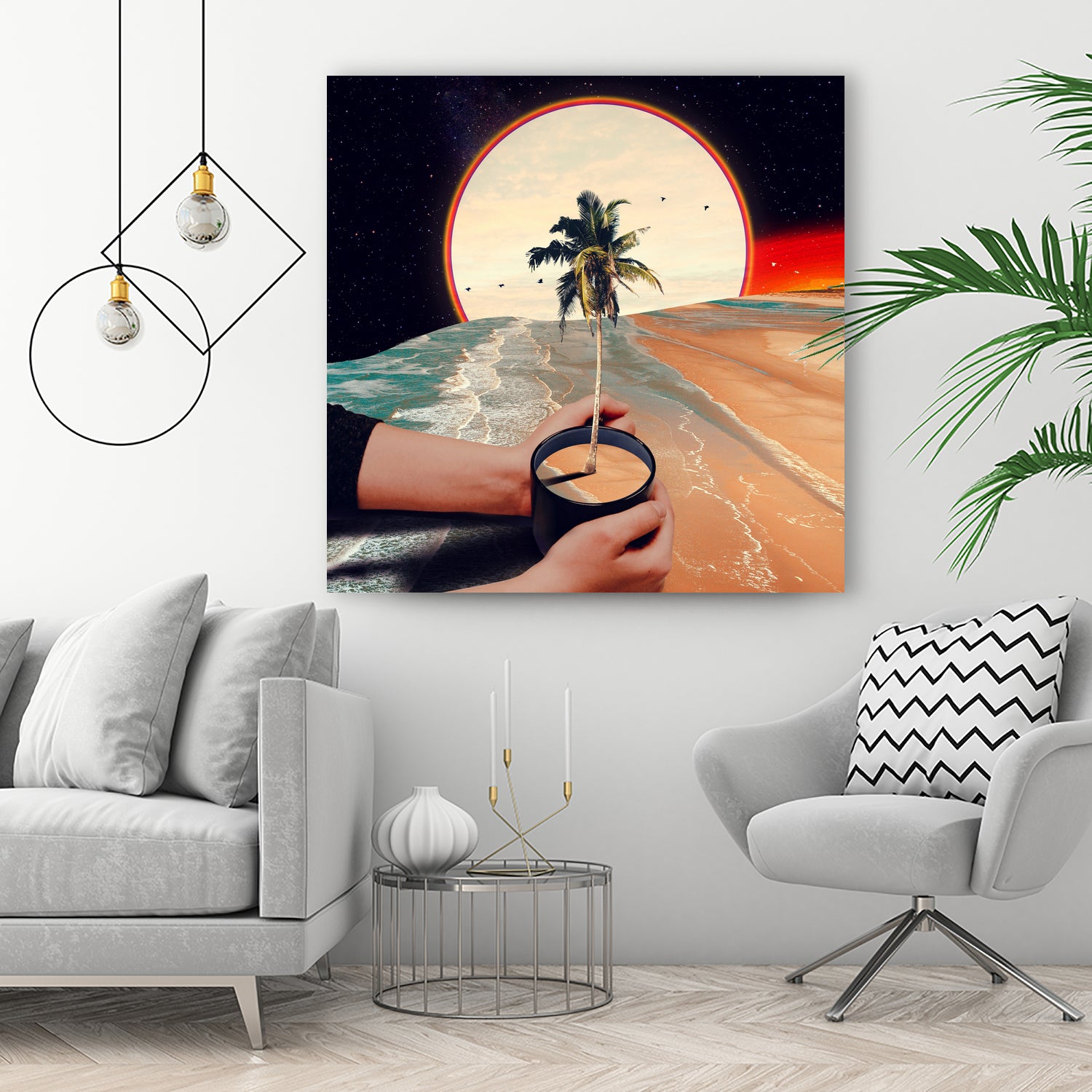 A Cup of Sunshine by Francis Mi Oza on GIANT ART - black photo manipulation