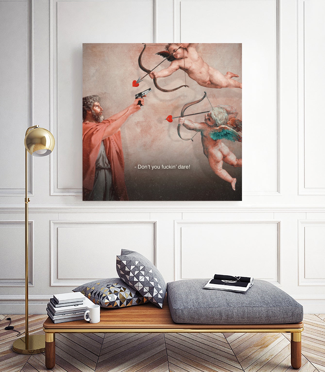 Happy Valentine's Day by Mehmet Geren on GIANT ART - yellow photo manipulation