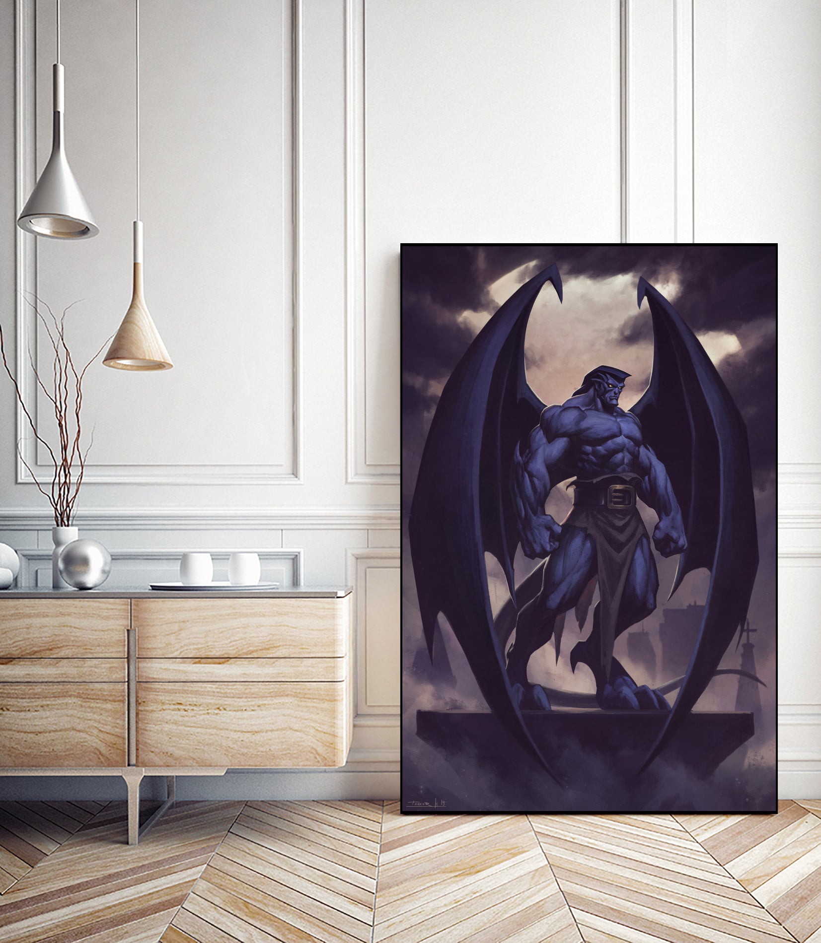 Goliath by Todor Hristov on GIANT ART - black digital painting