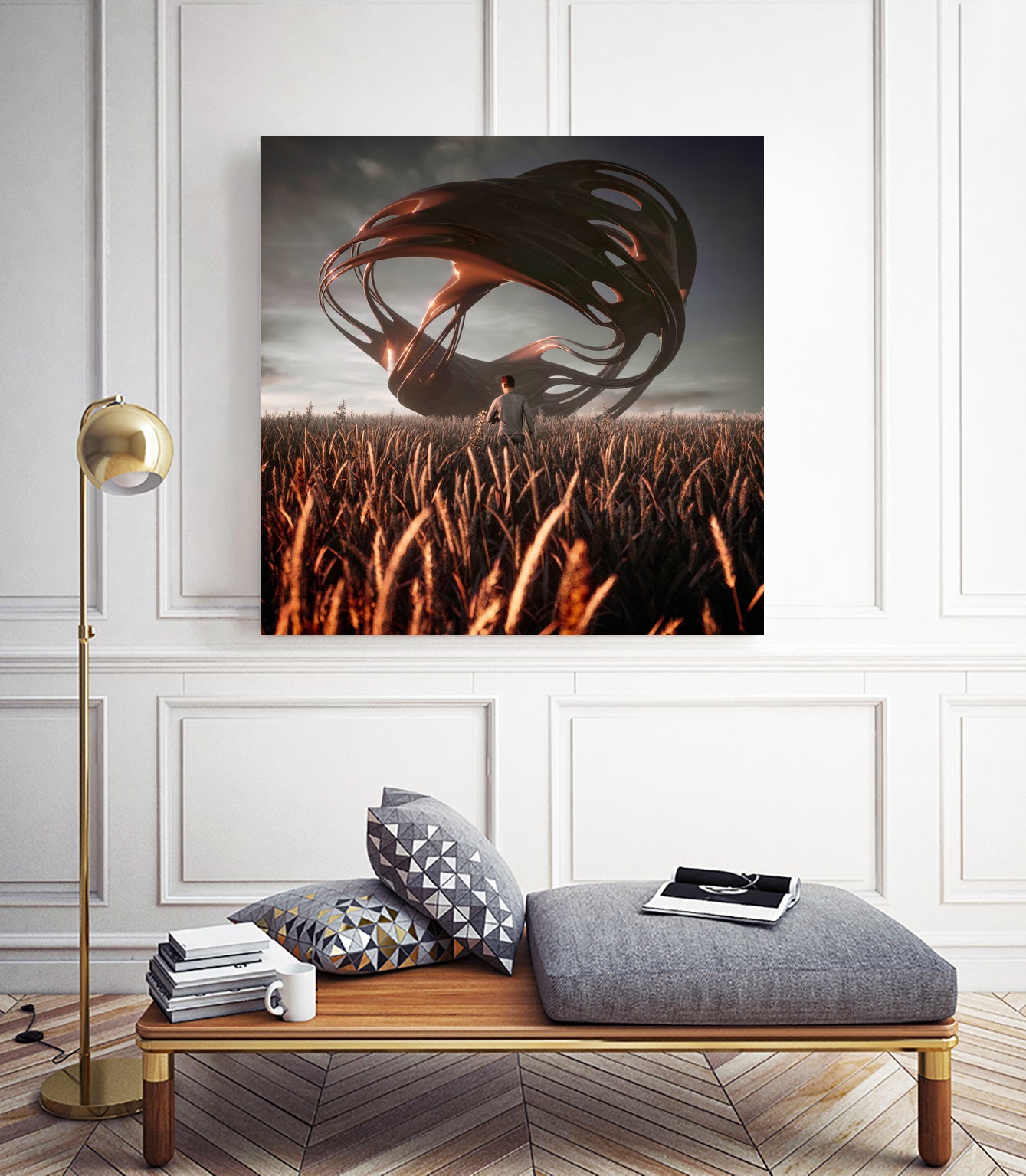 FieldsVoice by Evgenij Soloviev on GIANT ART - brown 3d art