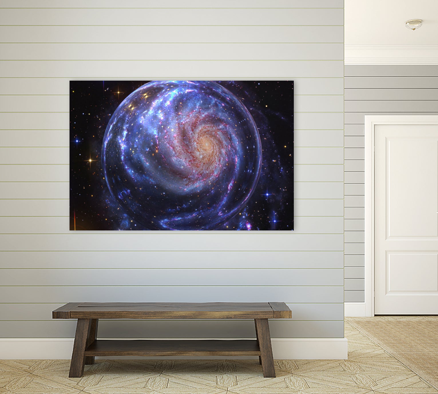 Galaxy Bubble by Erika Kaisersot on GIANT ART - blue photo manipulation