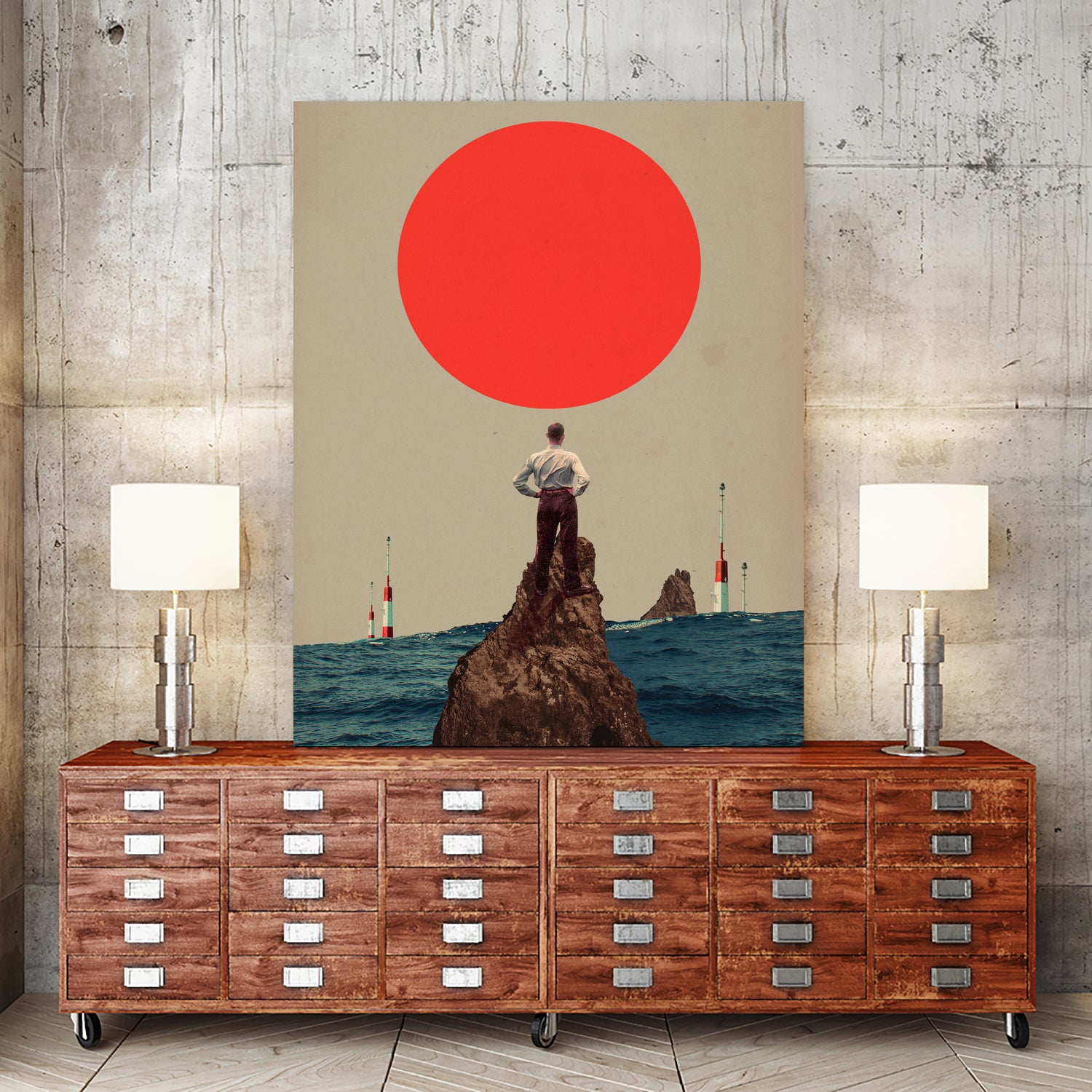 It's all Because You told me to Believe - Huge by Frank Moth on GIANT ART - red photo manipulation