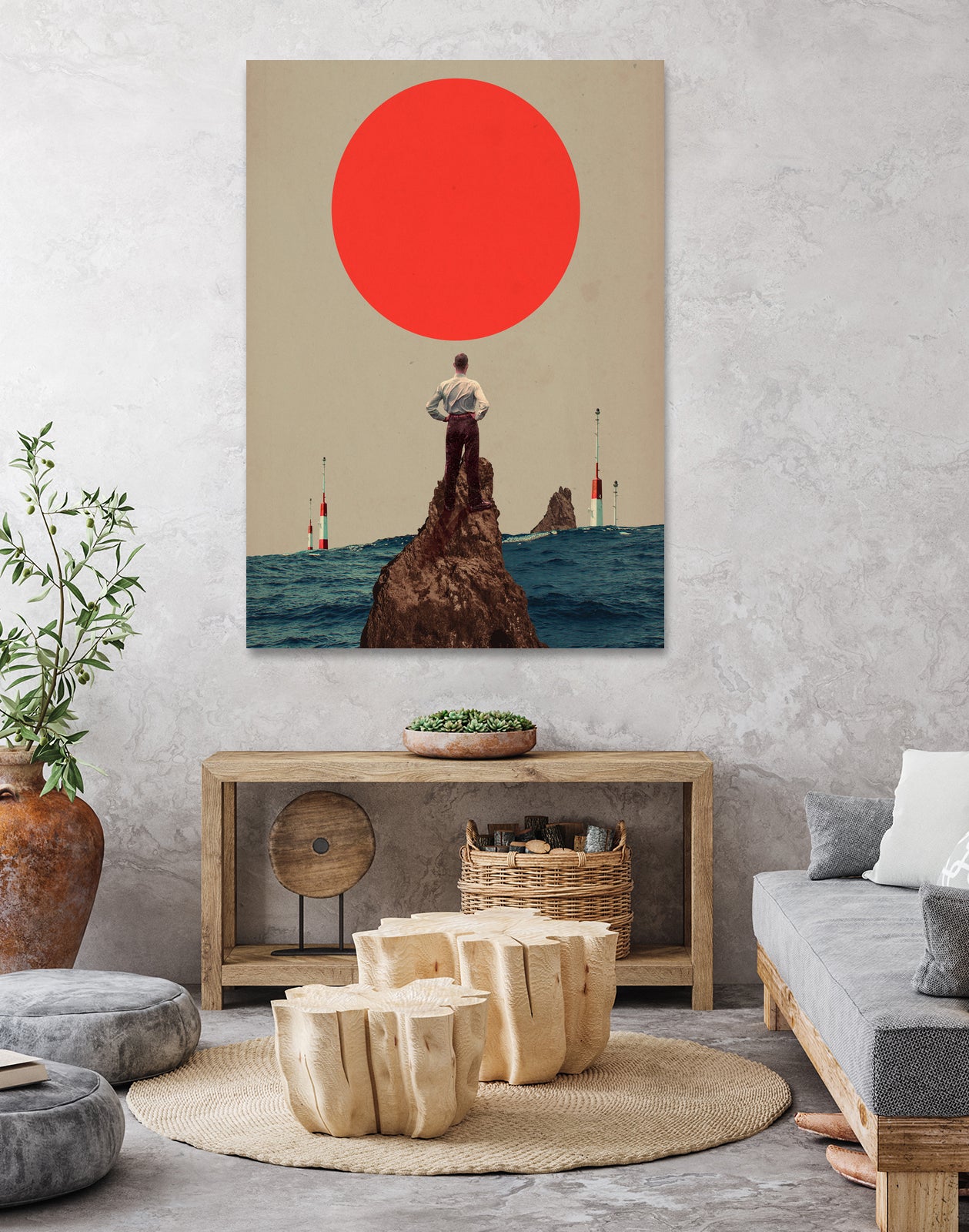 It's all Because You told me to Believe - Huge by Frank Moth on GIANT ART - red photo manipulation