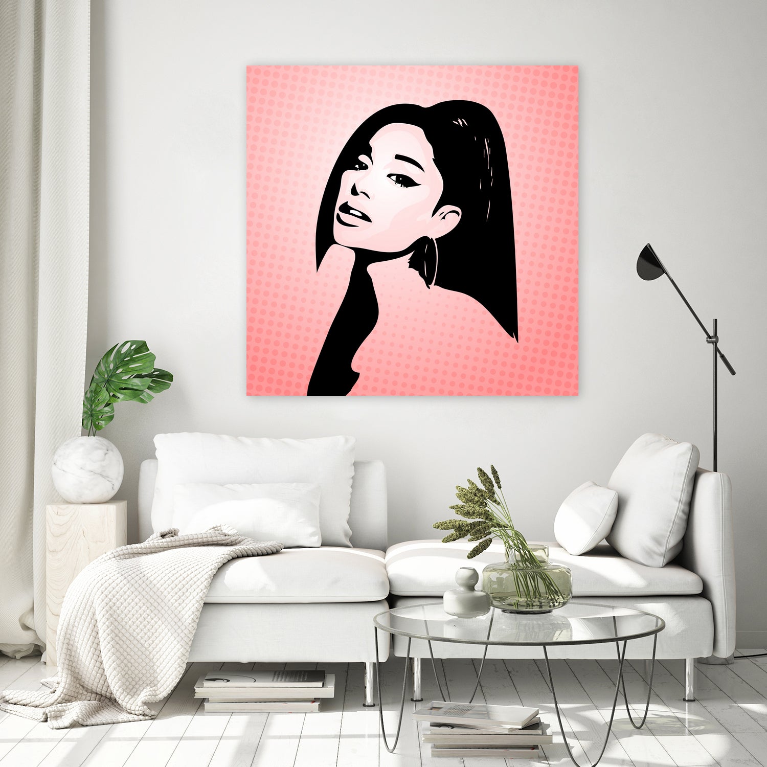 Ariana Grande | Pop Art by William Cuccio on GIANT ART - pink digital painting