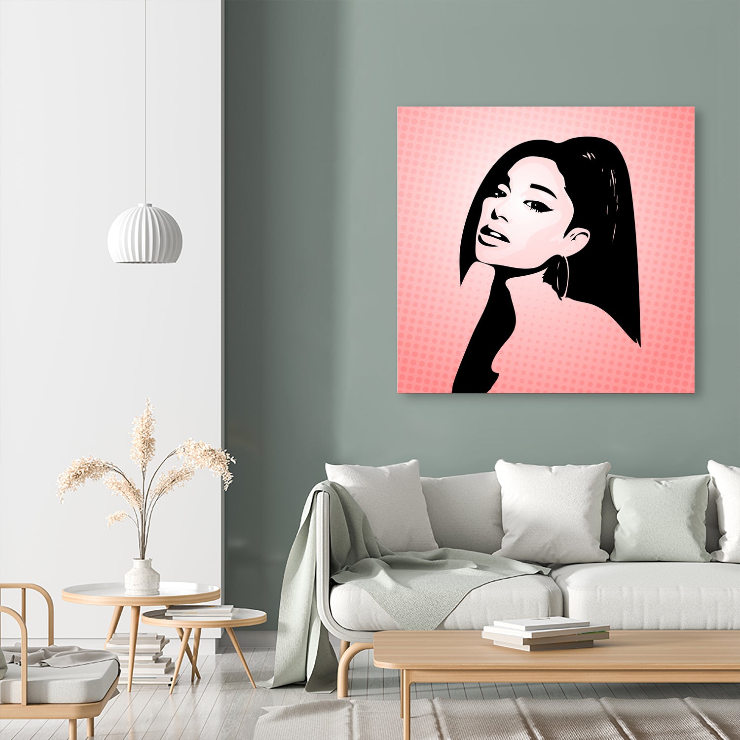 Ariana Grande | Pop Art by William Cuccio on GIANT ART - pink digital painting