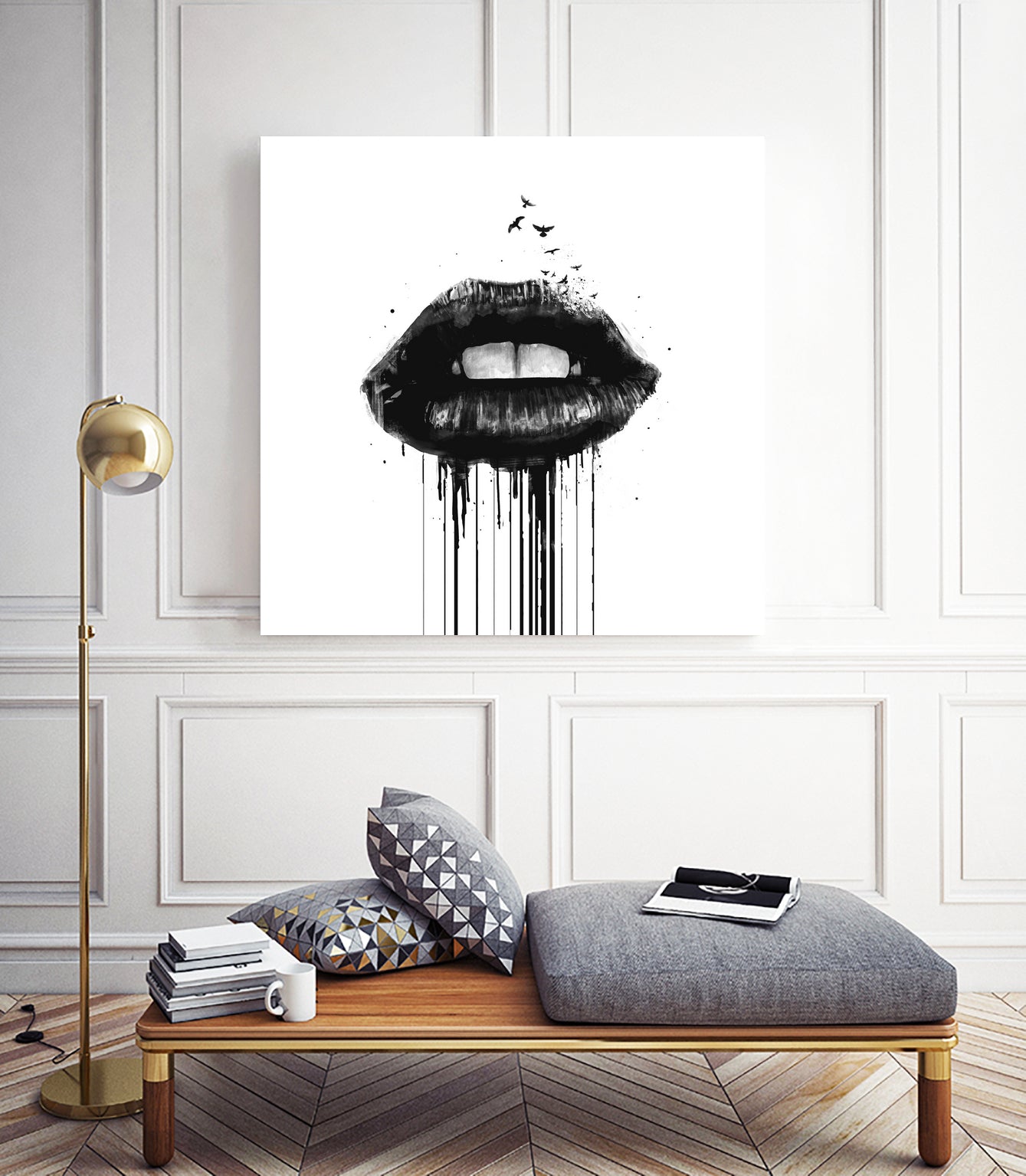 Dead love by Solti Balázs on GIANT ART - white mixed media