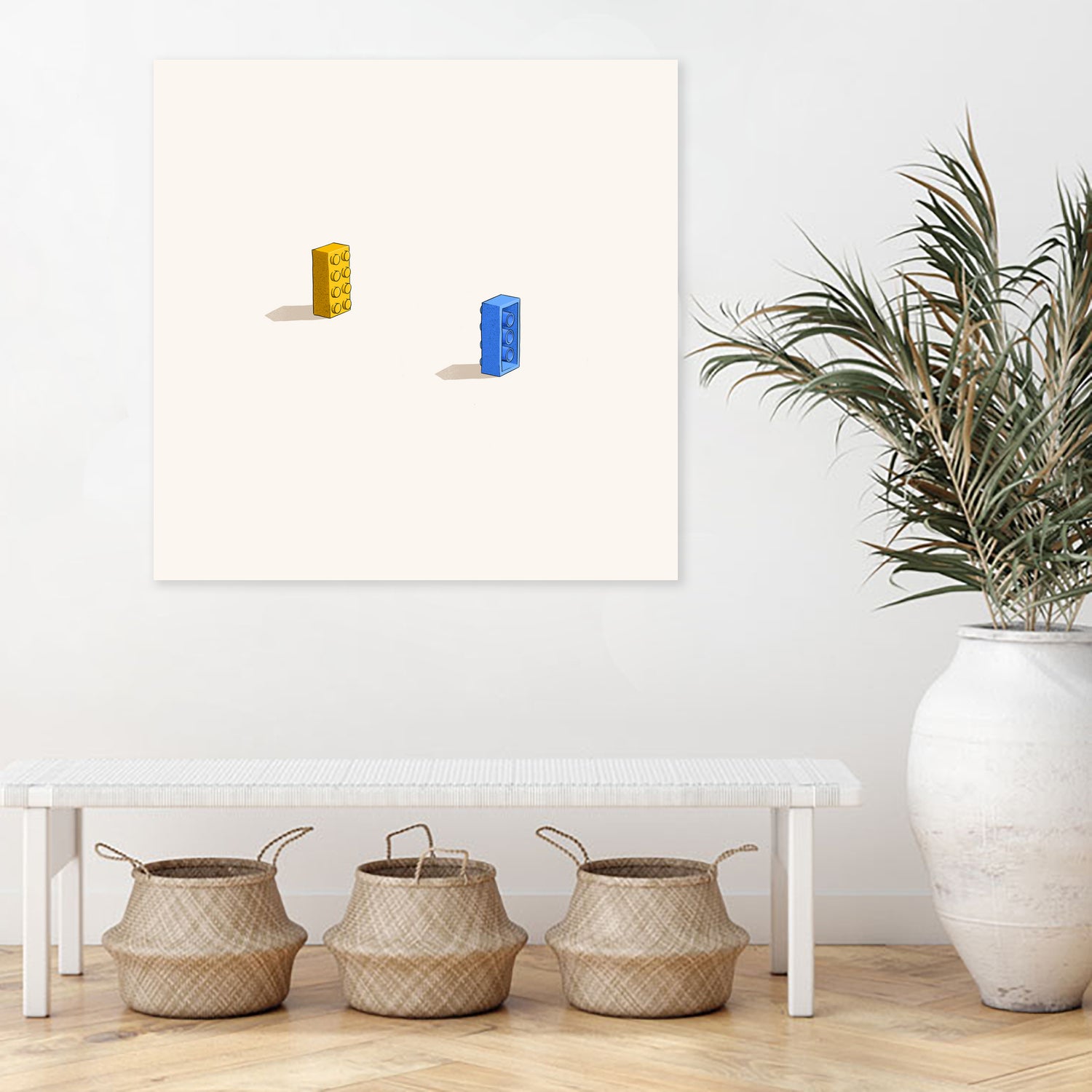 Six feet apart by Jason Ratliff on GIANT ART - yellow digital painting