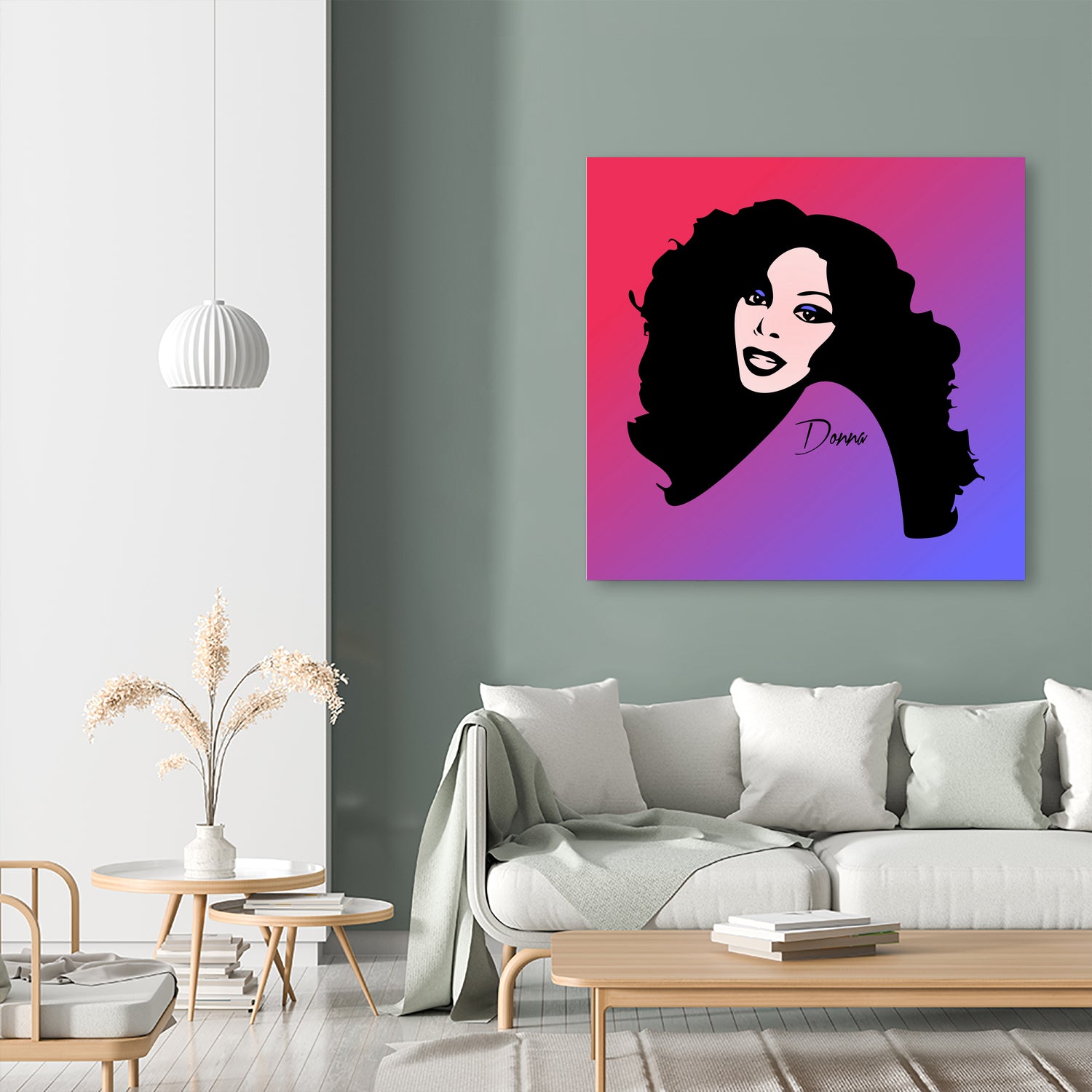 Donna Summer | Pop Art by William Cuccio on GIANT ART - fuchsia digital painting