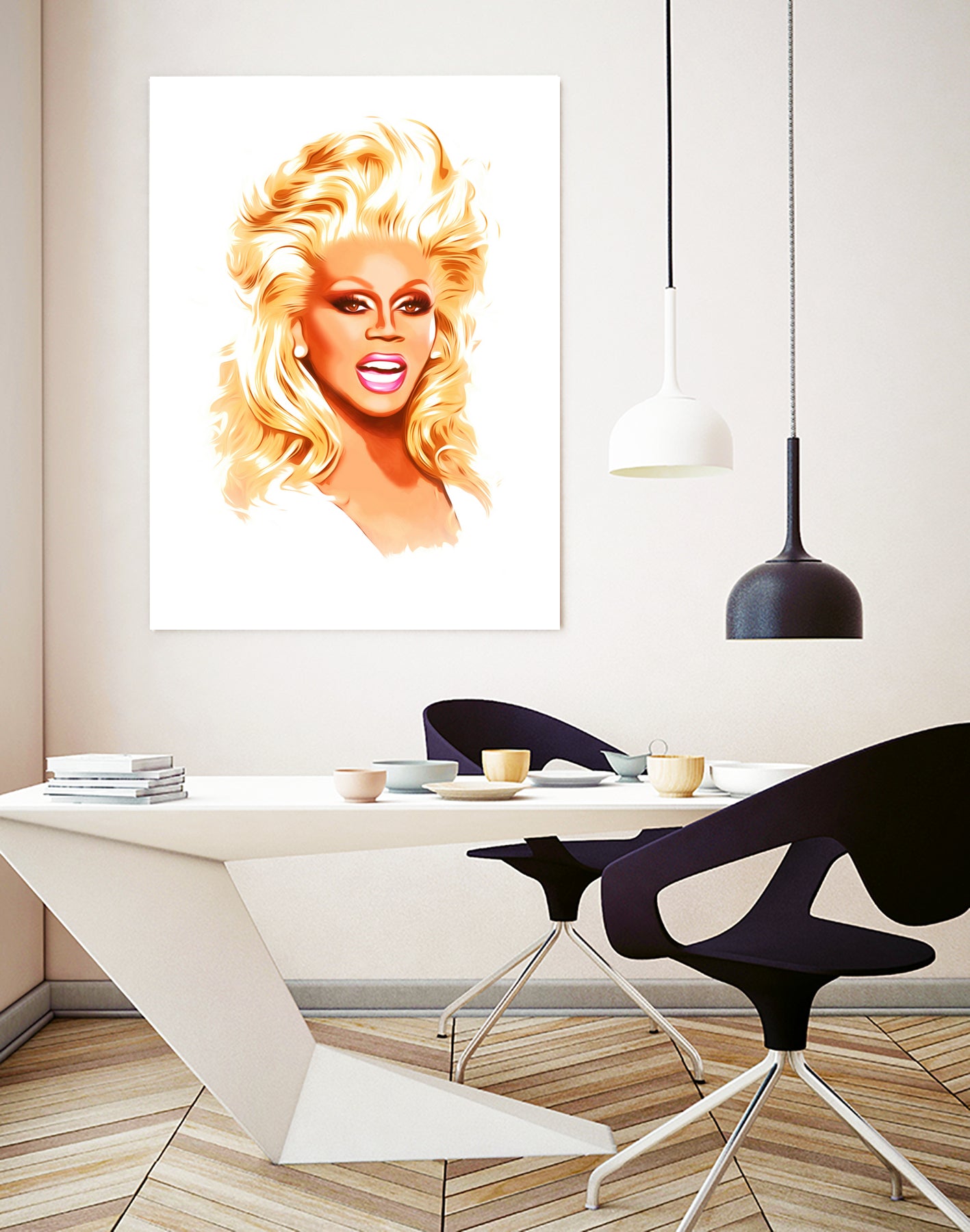 RuPaul | Pop Art by William Cuccio on GIANT ART - white digital painting