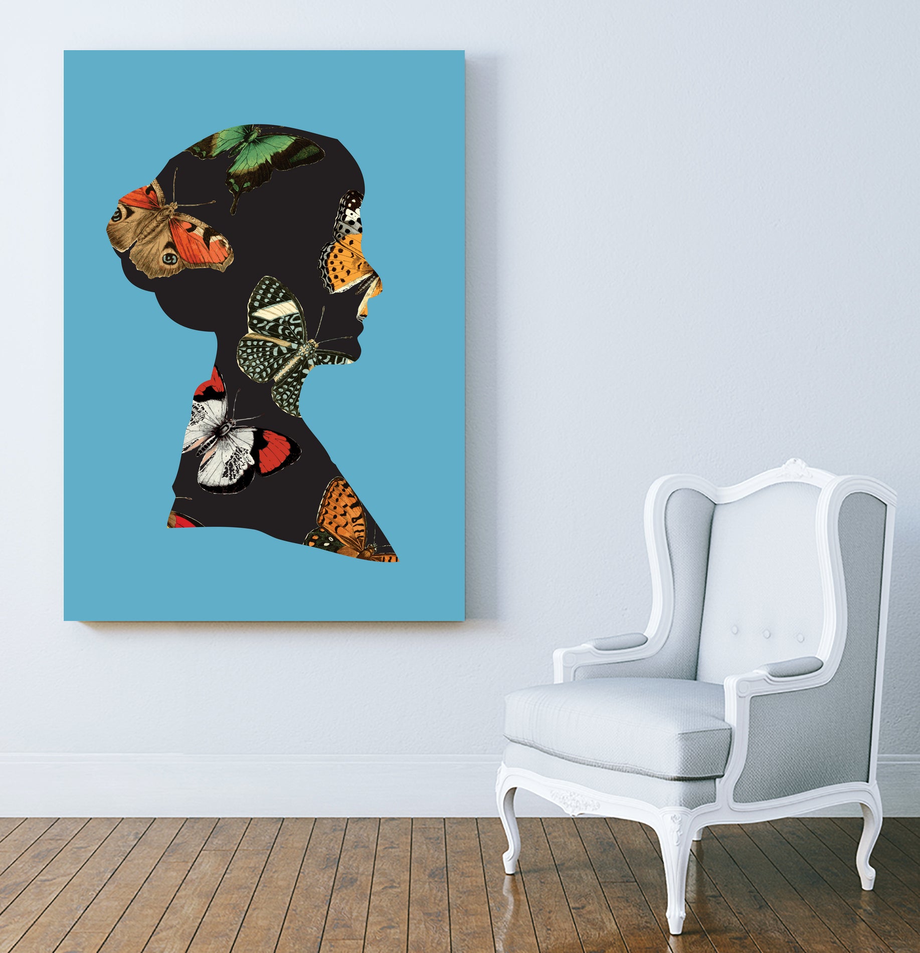 Nelly Aqua by Thomas Fernez on GIANT ART - blue digital drawing