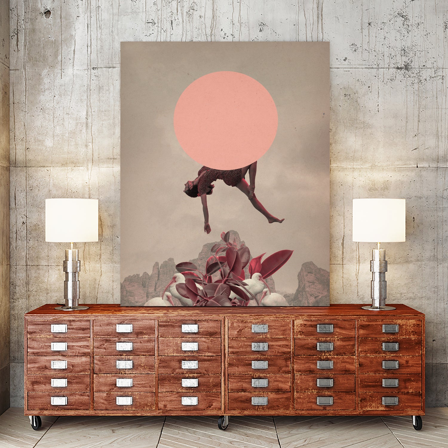 The Fall by Frank Moth on GIANT ART - pink photo manipulation