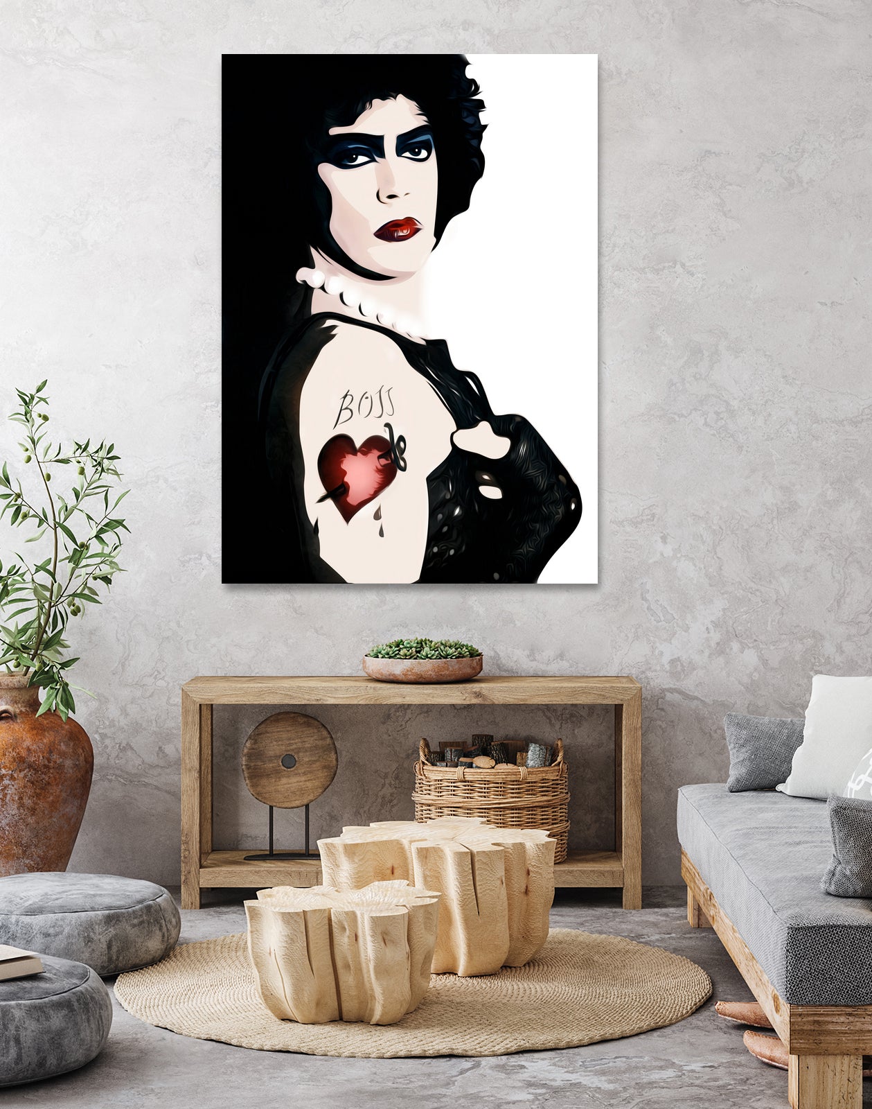 Dr Frank n Furter | Rocky Horror Picture Show by William Cuccio on GIANT ART - white digital painting