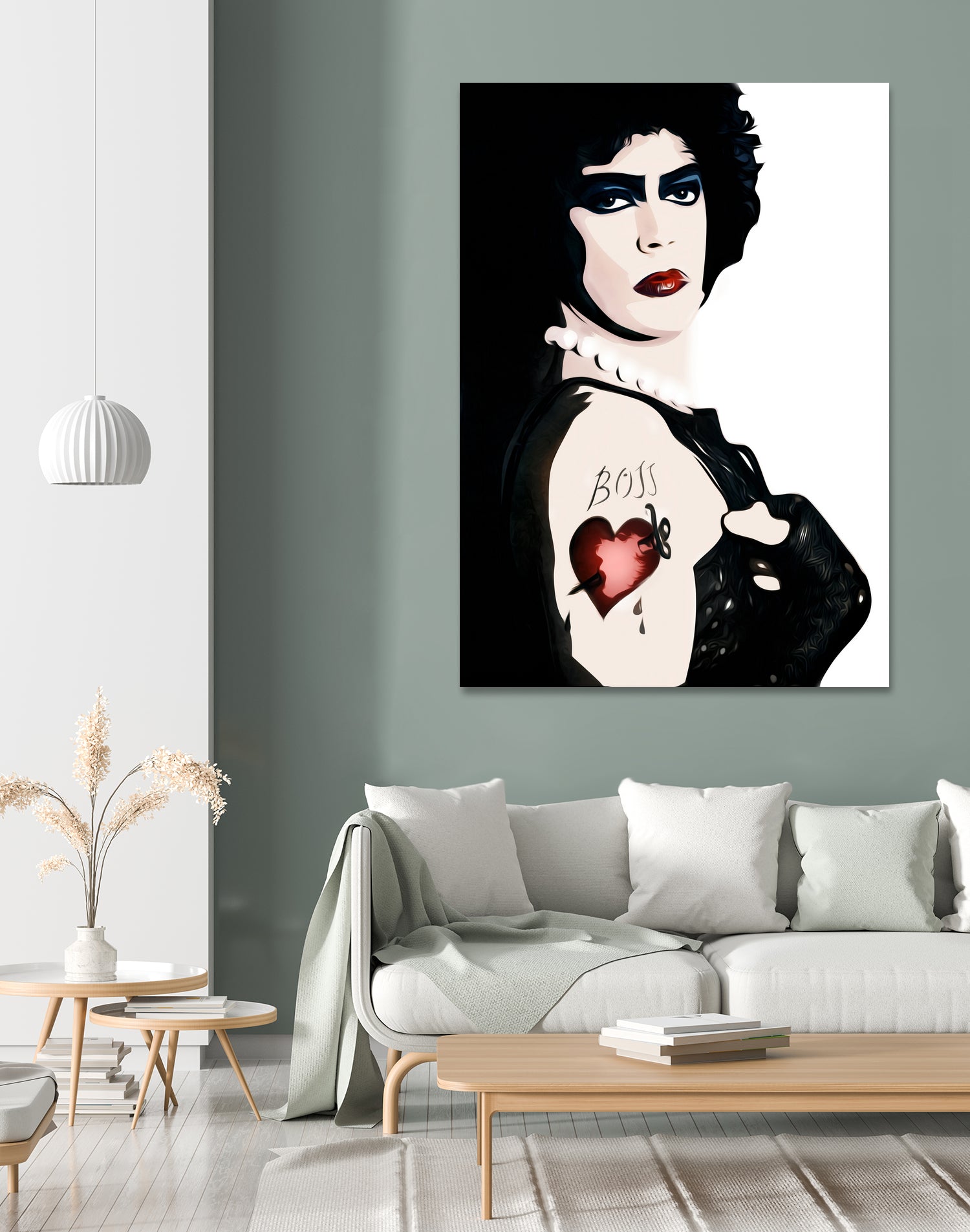 Dr Frank n Furter | Rocky Horror Picture Show by William Cuccio on GIANT ART - white digital painting