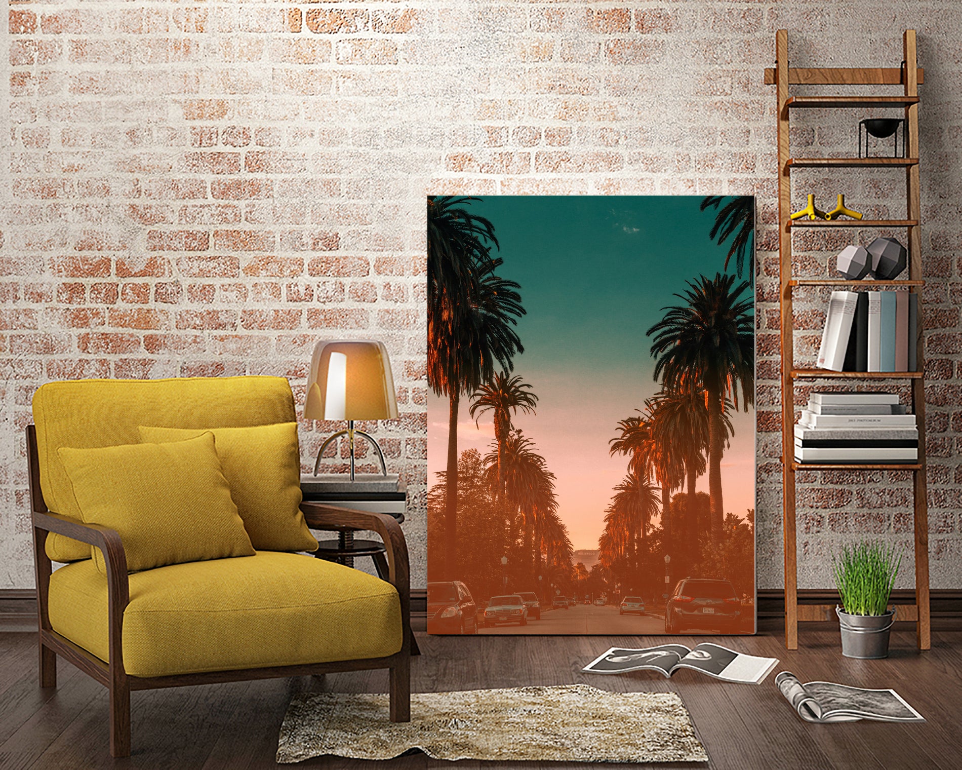 California Dreaming by Ben Angus on GIANT ART - orange photo illustration