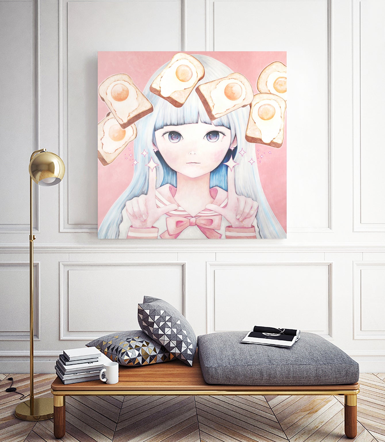 Awww Flying Breakfast 1.1 by Kaoru Hasegawa on GIANT ART - white character design