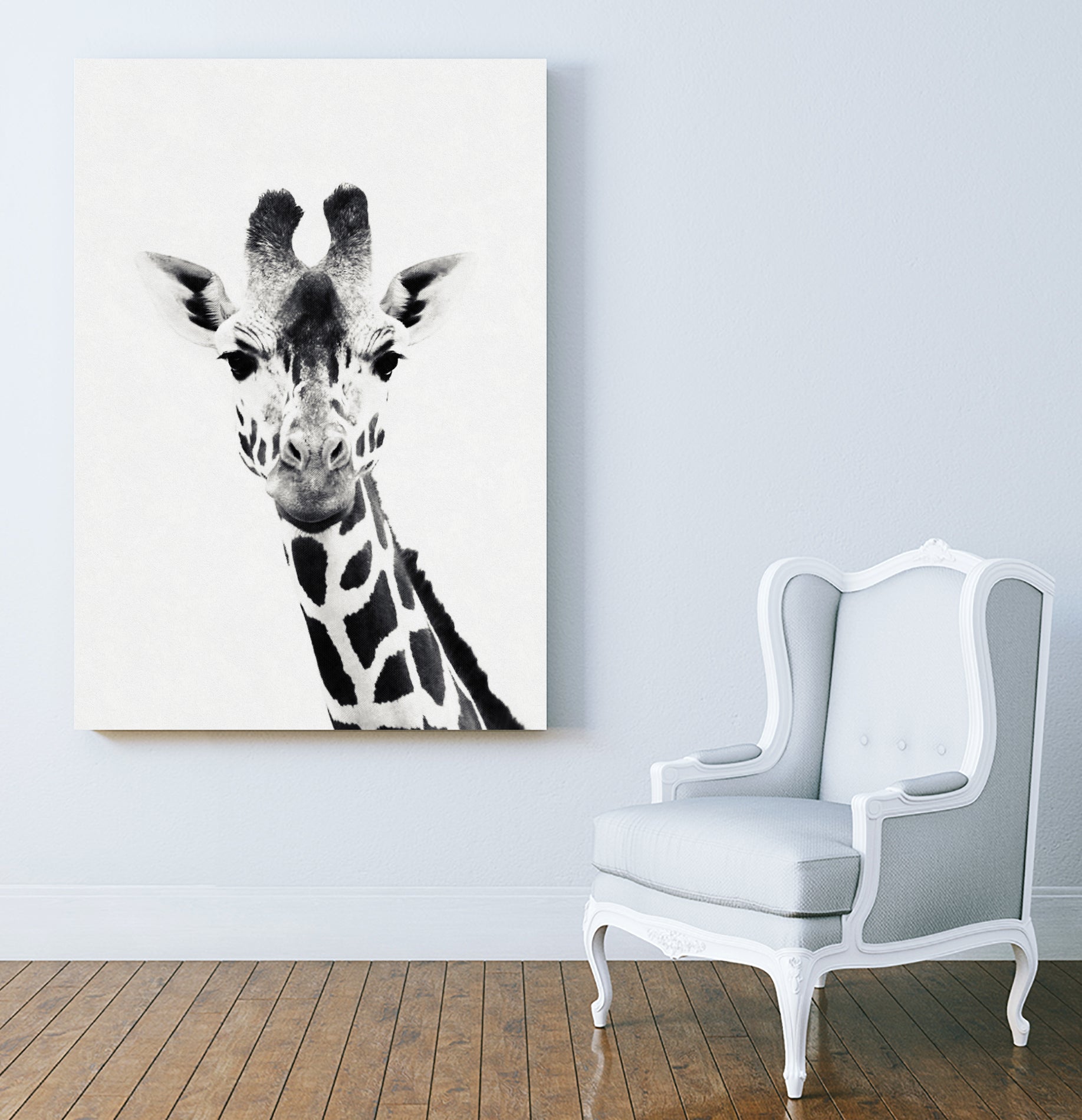 Giraffe by Menelaos Trompoukis on GIANT ART - white digital painting