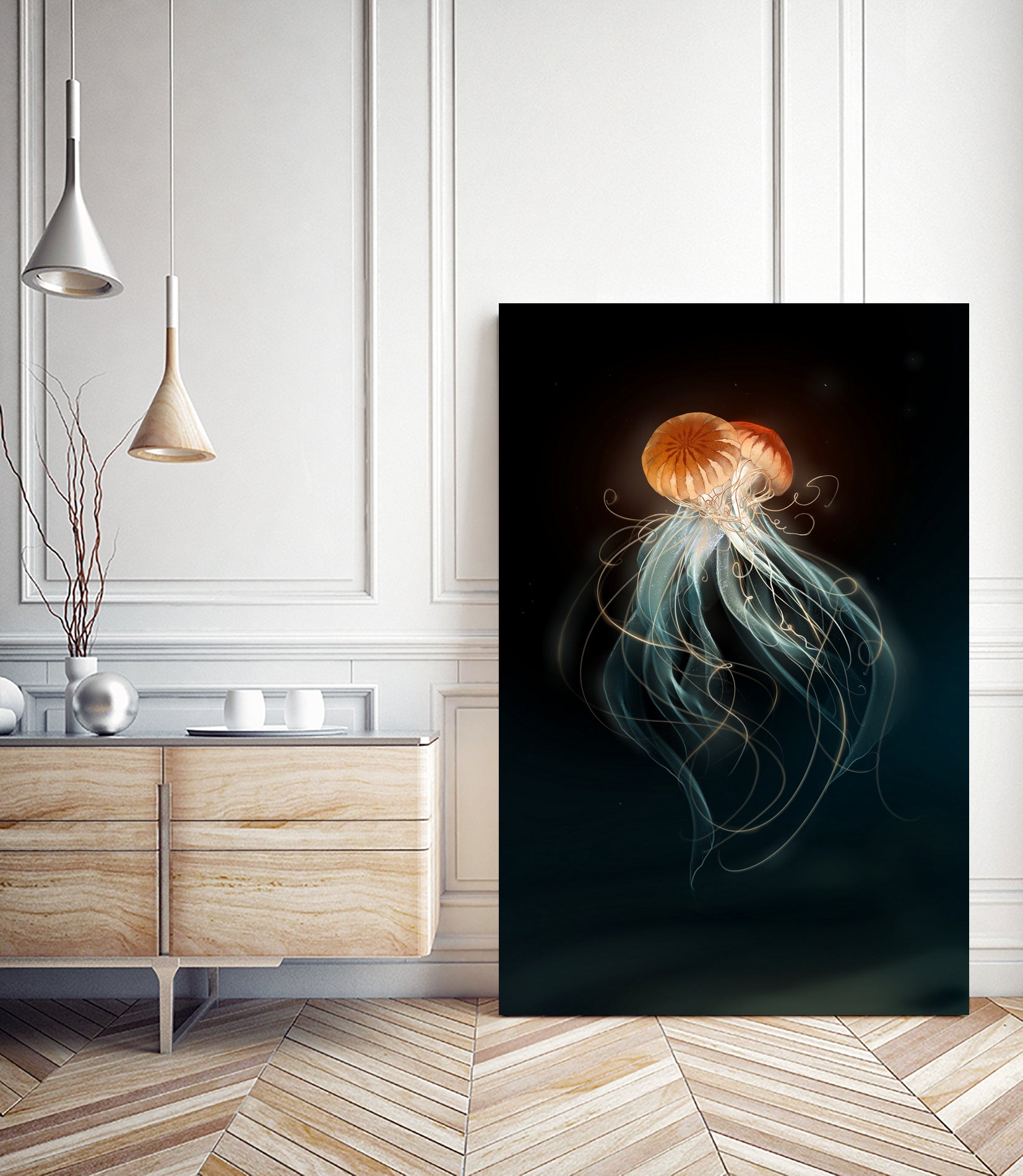 Tied to you by Cyril Rolando on GIANT ART - black digital painting