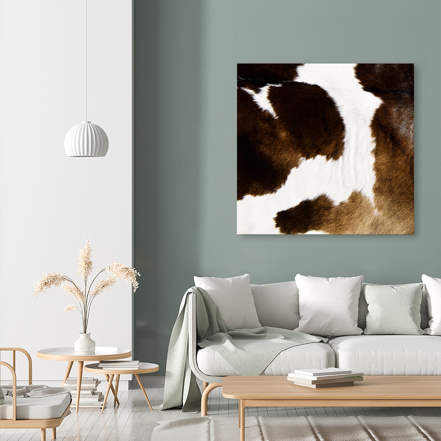Beautiful Highland Cow Cowhide by Neli Dimitrova on GIANT ART - brown photo manipulation