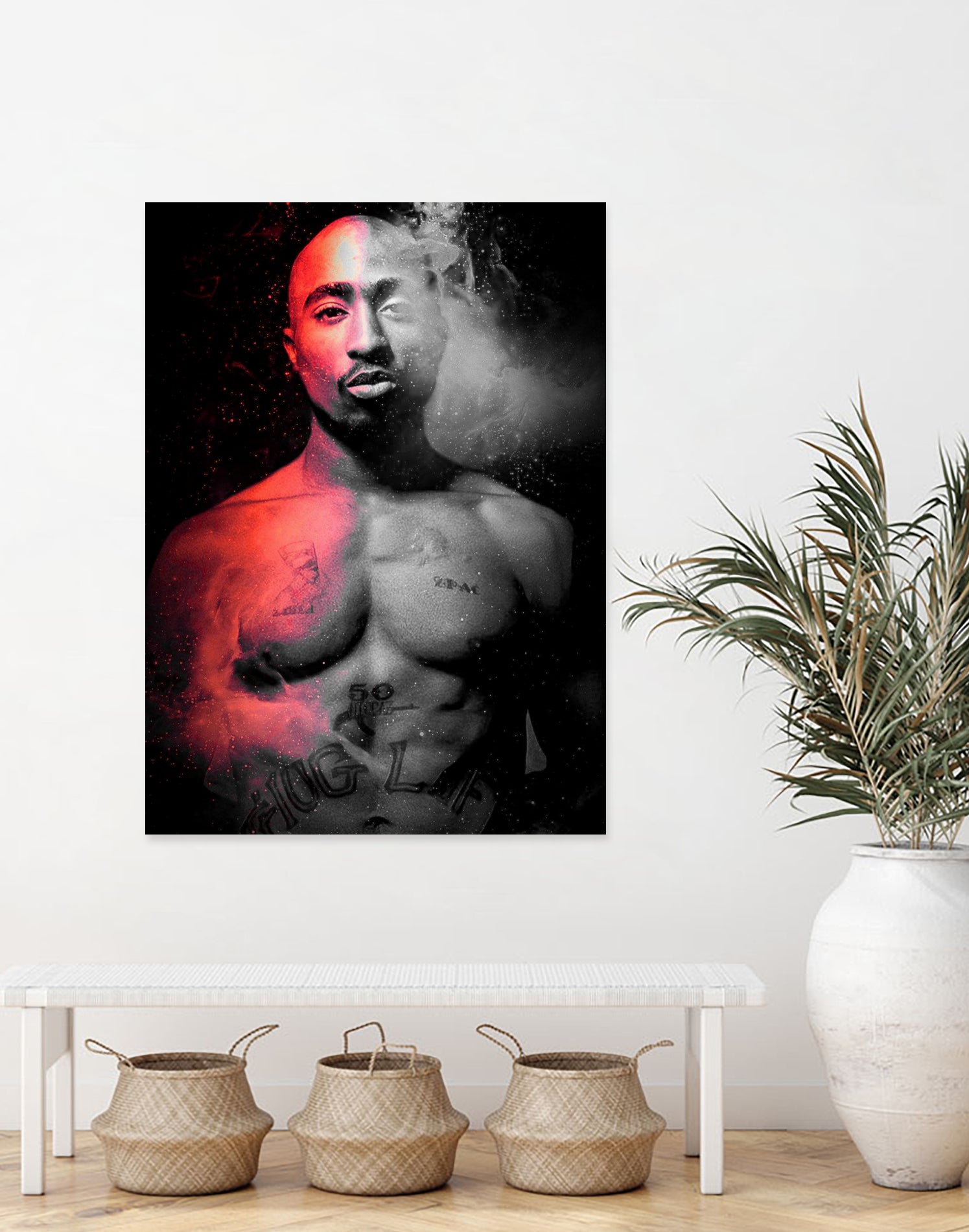 Tupac Shakur by erjas saga on GIANT ART - black character design