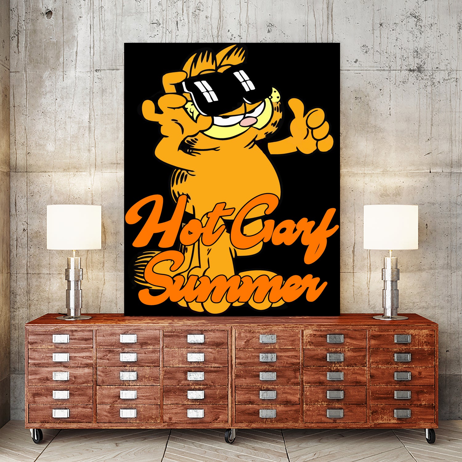 HOT GARF SUMMER by Denai Islam Sabanayo on GIANT ART - white vector illustration