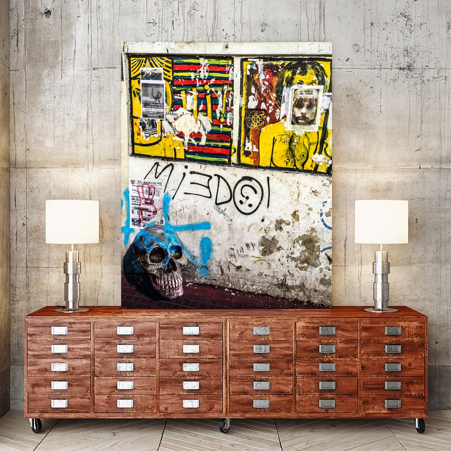 Paura by TULIO ALMEIDA on GIANT ART - yellow photo manipulation