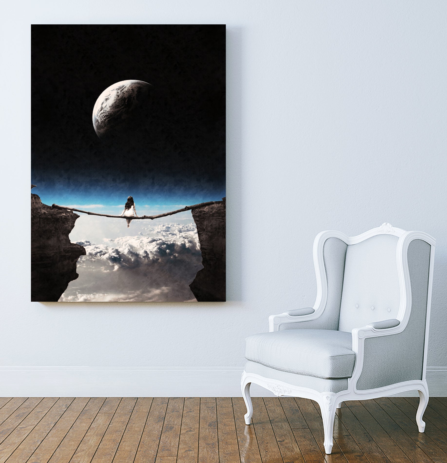 Perfect view by Menelaos Trompoukis on GIANT ART - blue digital painting