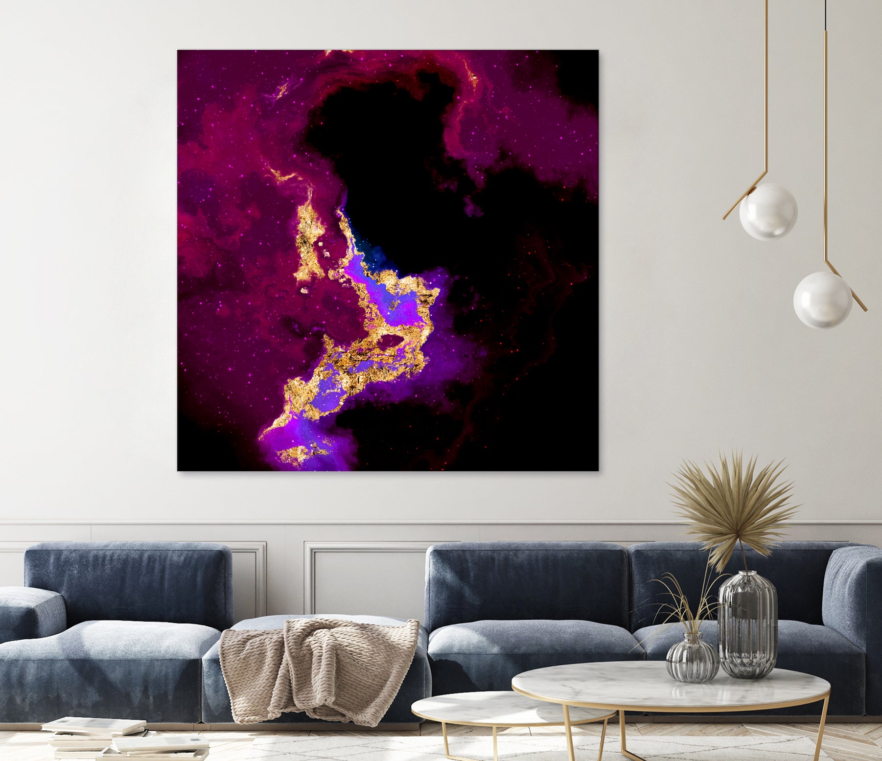 100 Nebulas in Space 018 by Raul Andre Petrasanta on GIANT ART - red digital painting