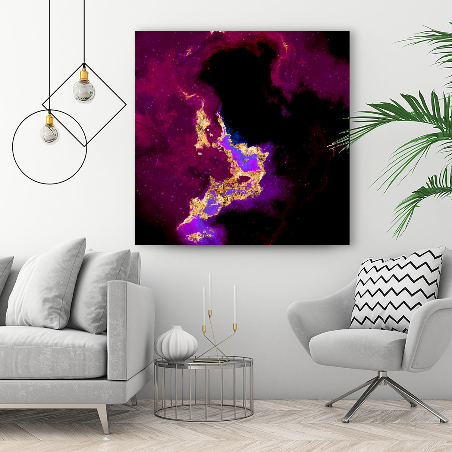 100 Nebulas in Space 018 by Raul Andre Petrasanta on GIANT ART - red digital painting