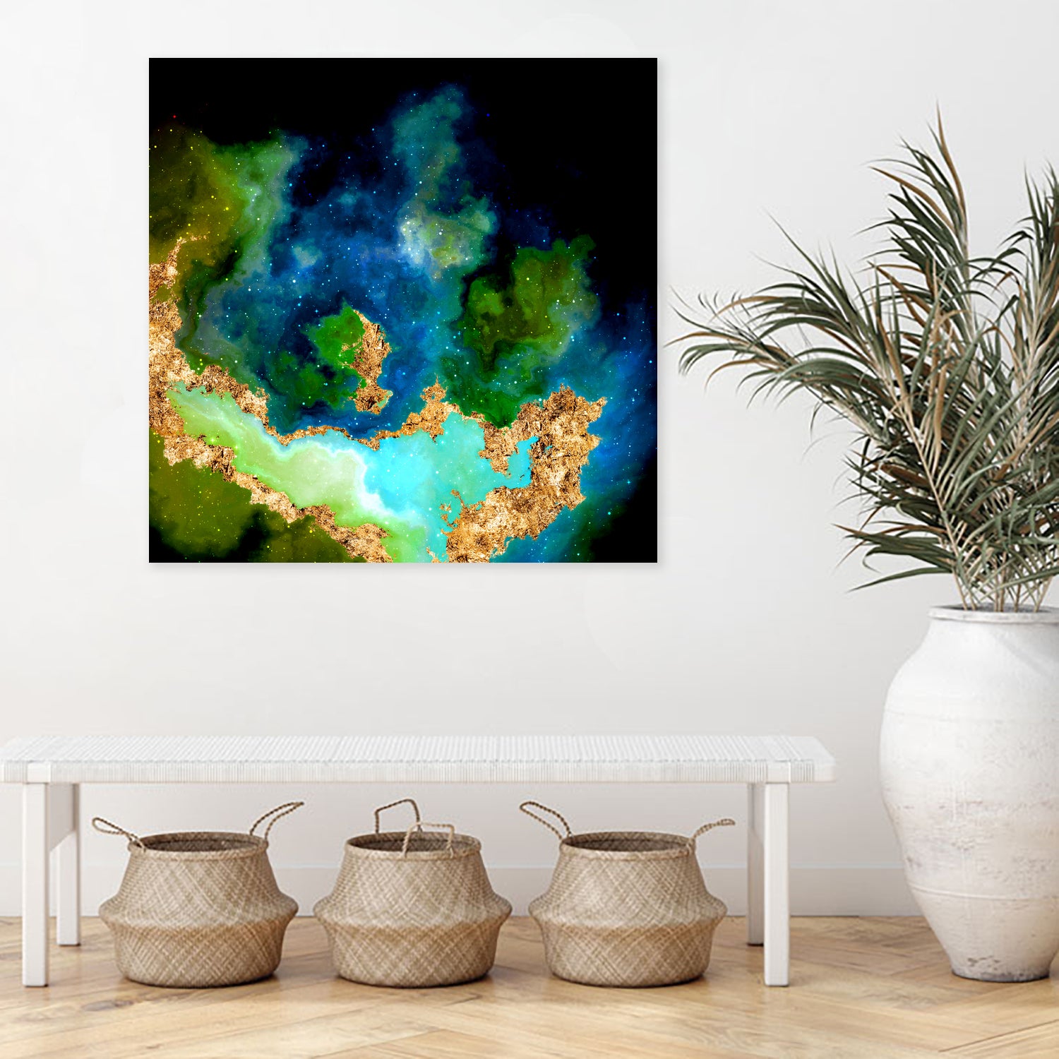 100 Nebulas in Space 064 by Raul Andre Petrasanta on GIANT ART - blue digital painting