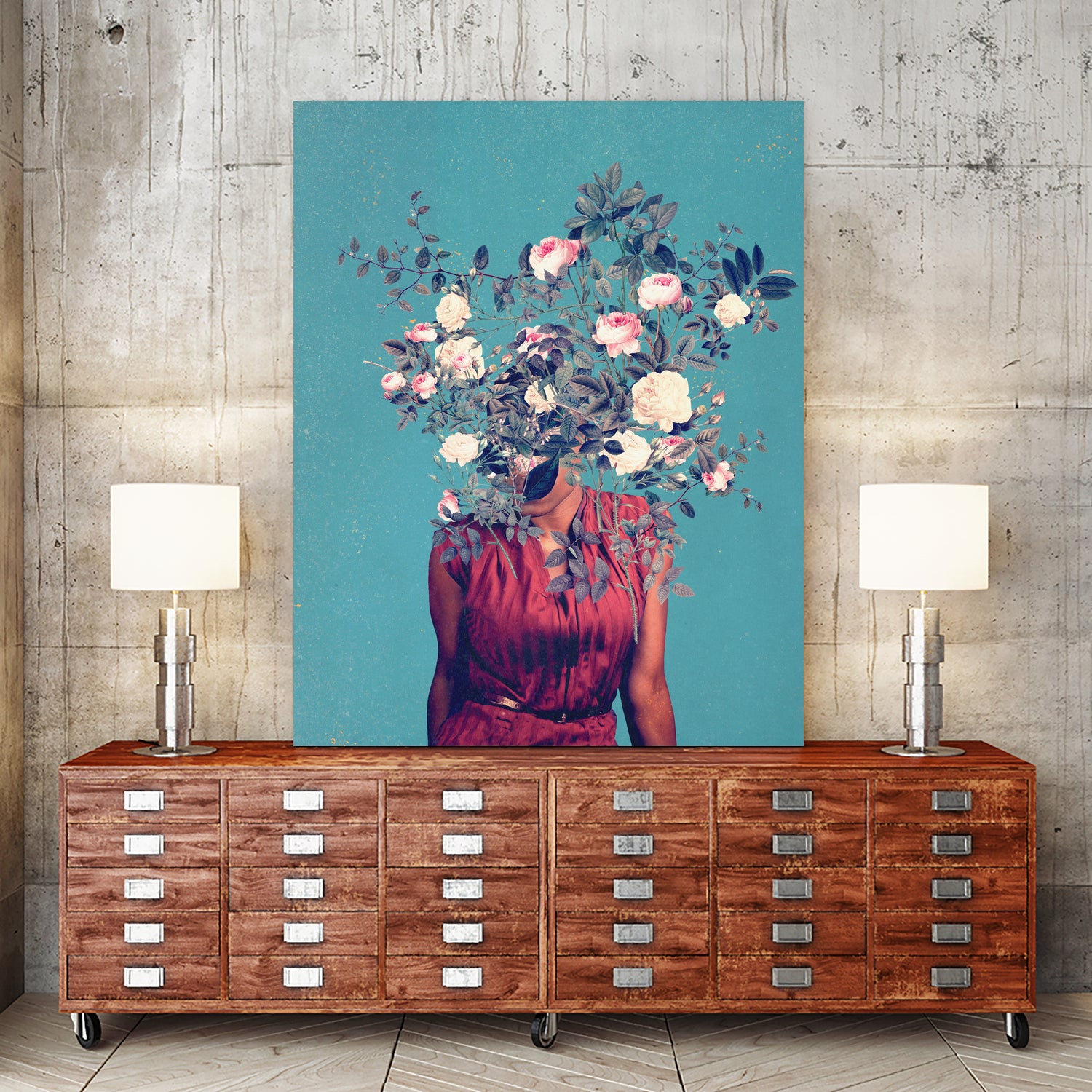 The First Noon I dreamt of You by Frank Moth on GIANT ART - blue digital painting