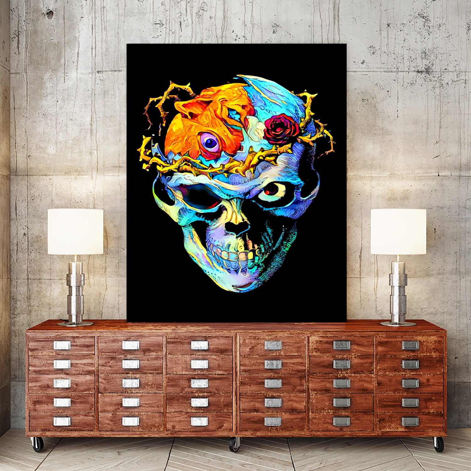 Dead Skull by space chimpa on GIANT ART - black character design