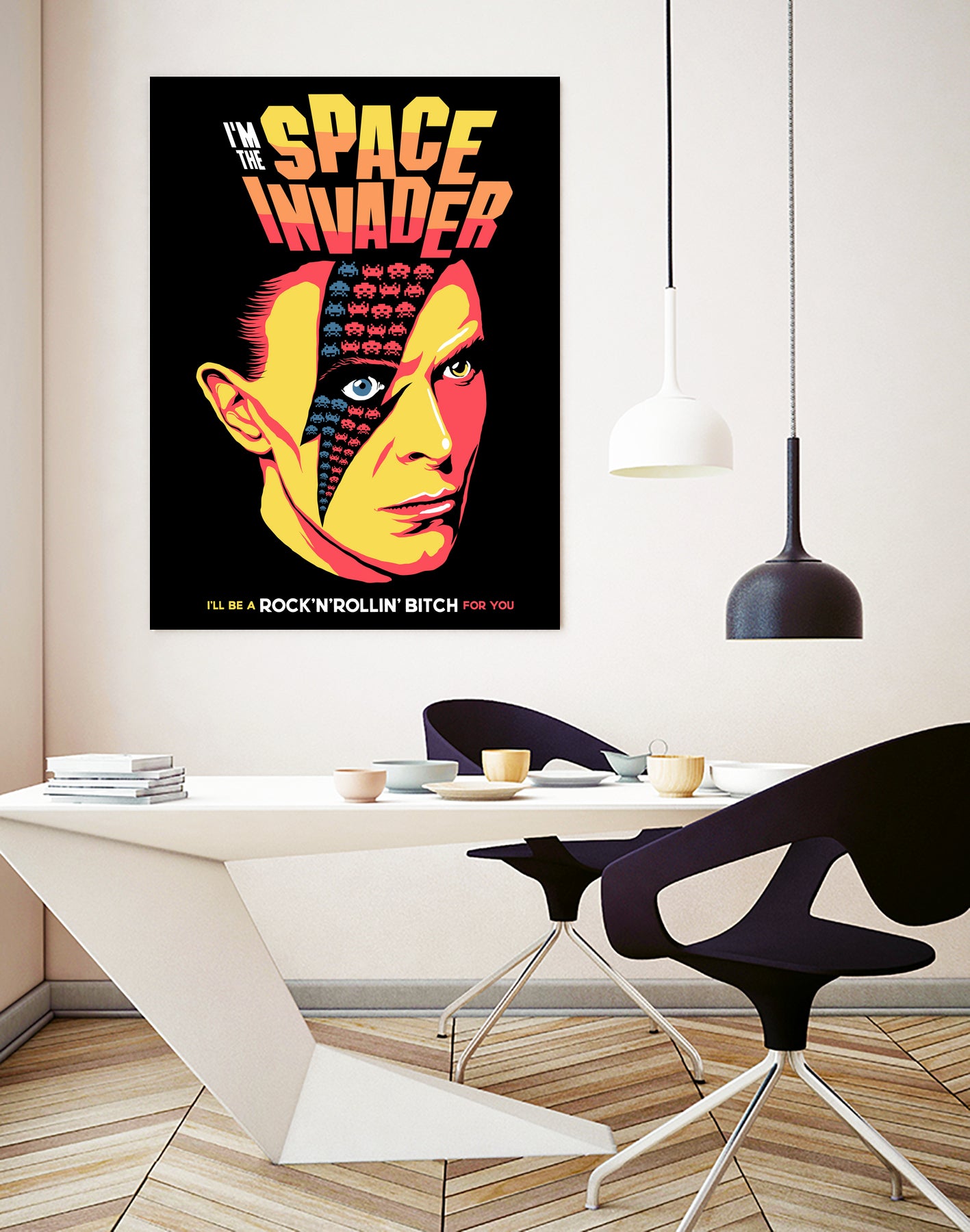 Moonage Daydream by Bily Mariano da Luz on GIANT ART - black digital drawing