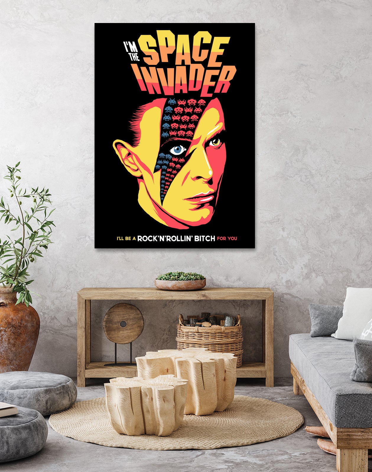 Moonage Daydream by Bily Mariano da Luz on GIANT ART - black digital drawing