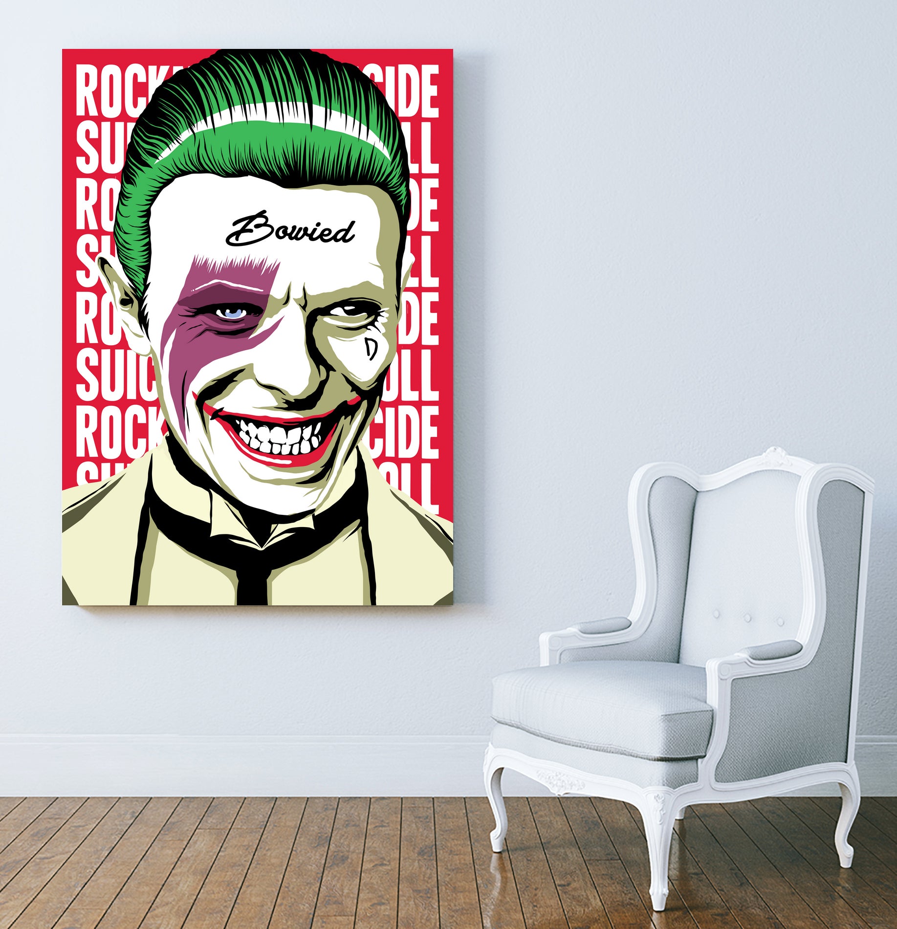 Rock n Roll Suicide by Bily Mariano da Luz on GIANT ART - red digital drawing