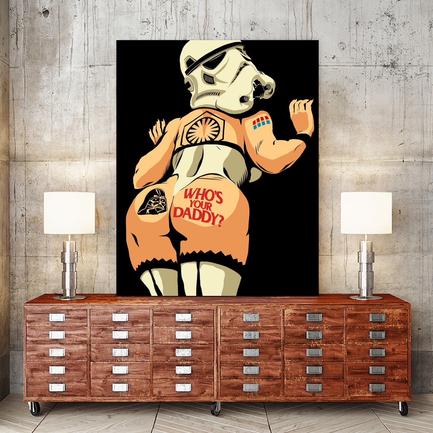 Who's Your Daddy by Bily Mariano da Luz on GIANT ART - black digital drawing